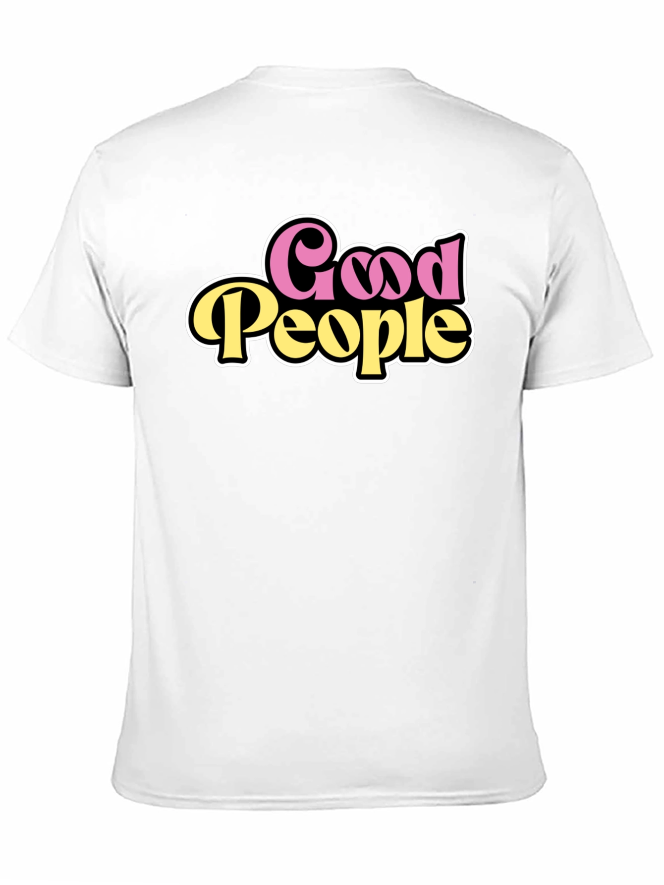 Black Good People Graphic Tee - Retro Style view 11