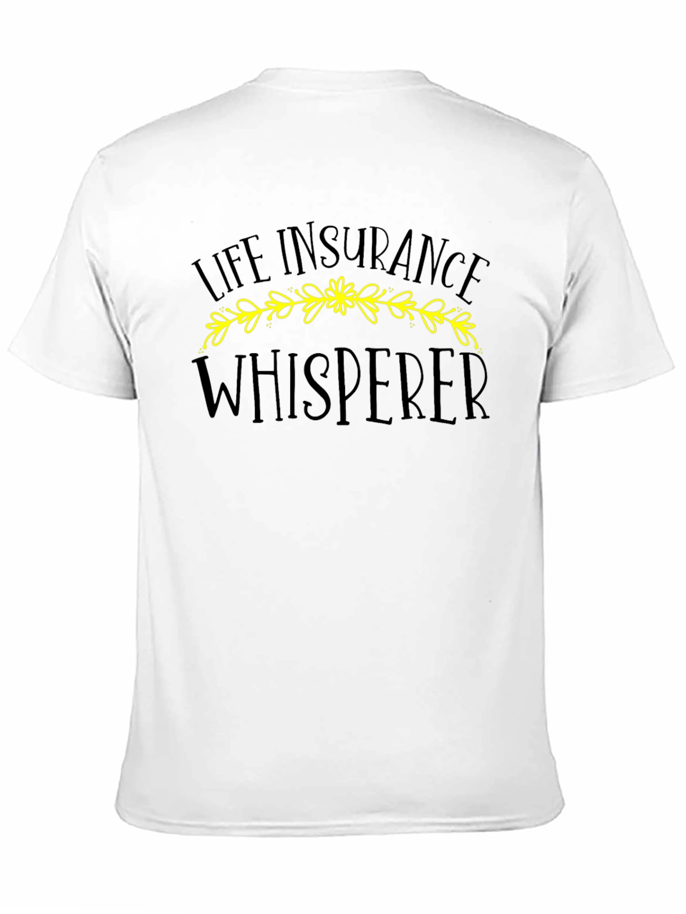 Black Life Insurance Whisperer Graphic Tee view 11