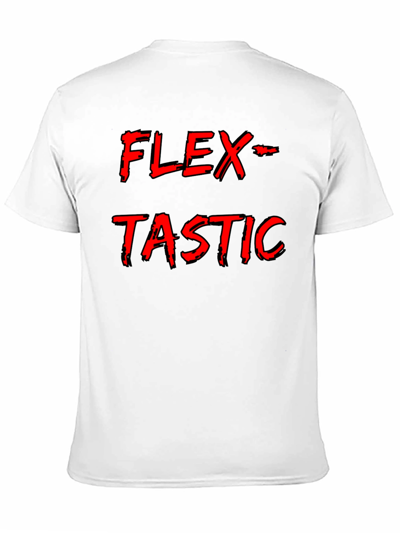 Black Flex-Tastic Men's Black Graphic Tee view 11