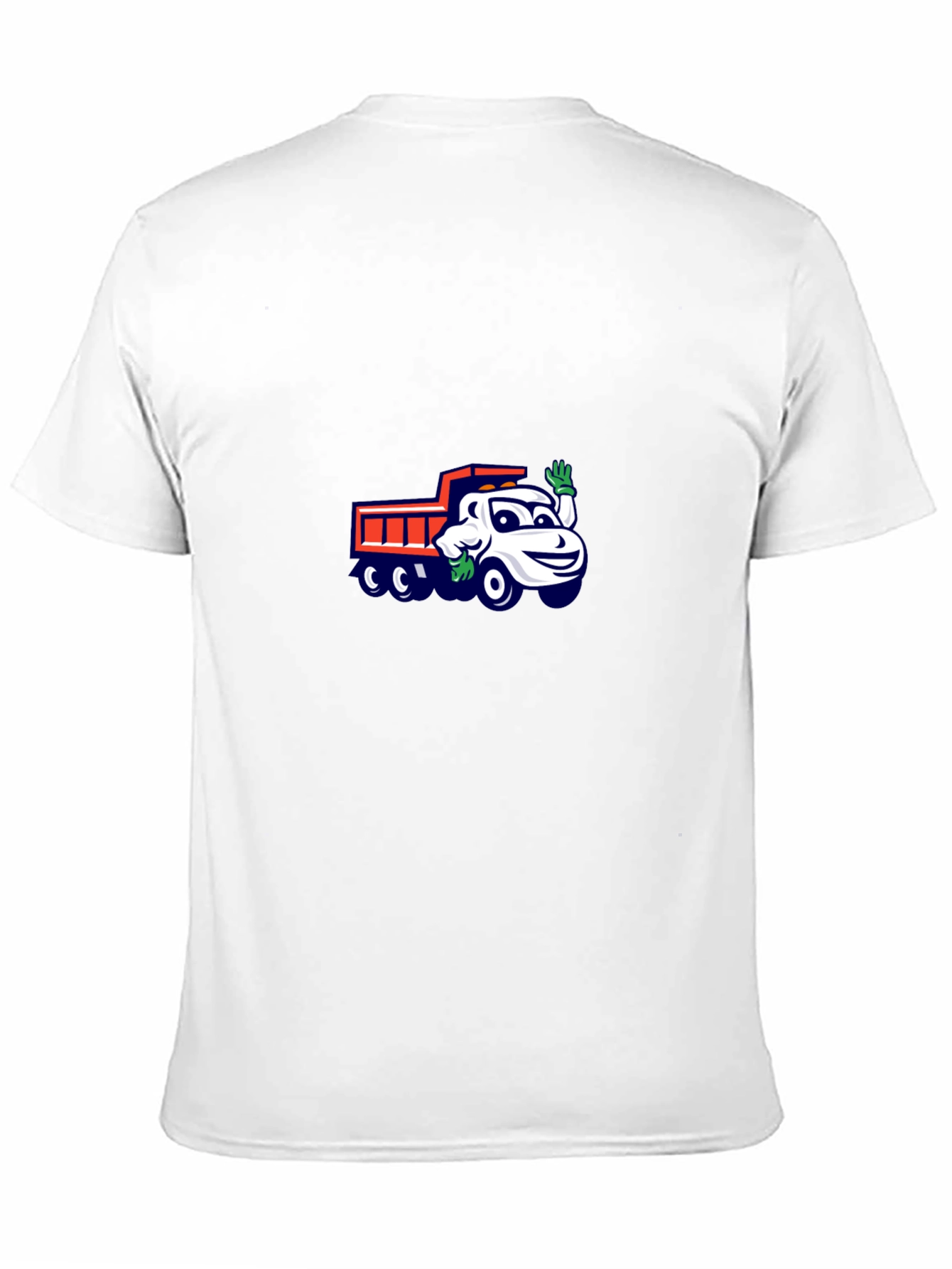 Black Cartoon Truck Graphic Tee - Black T-Shirt view 11