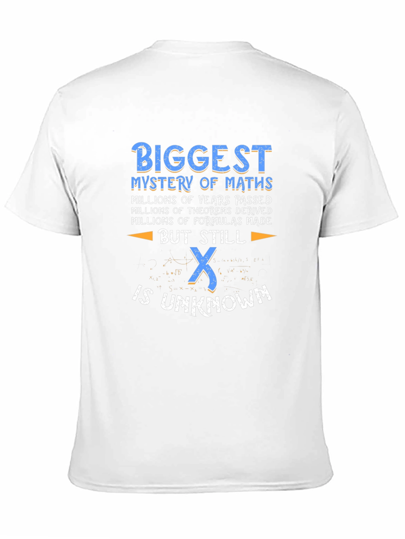 Black Math Mystery T-Shirt - Unknown X Funny Geek Tee view 11