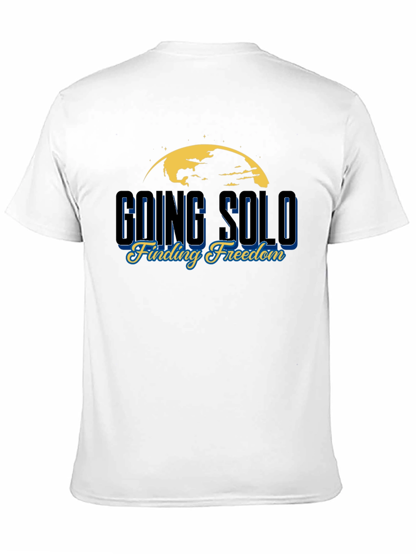 Black Going Solo Graphic T-Shirt view 11