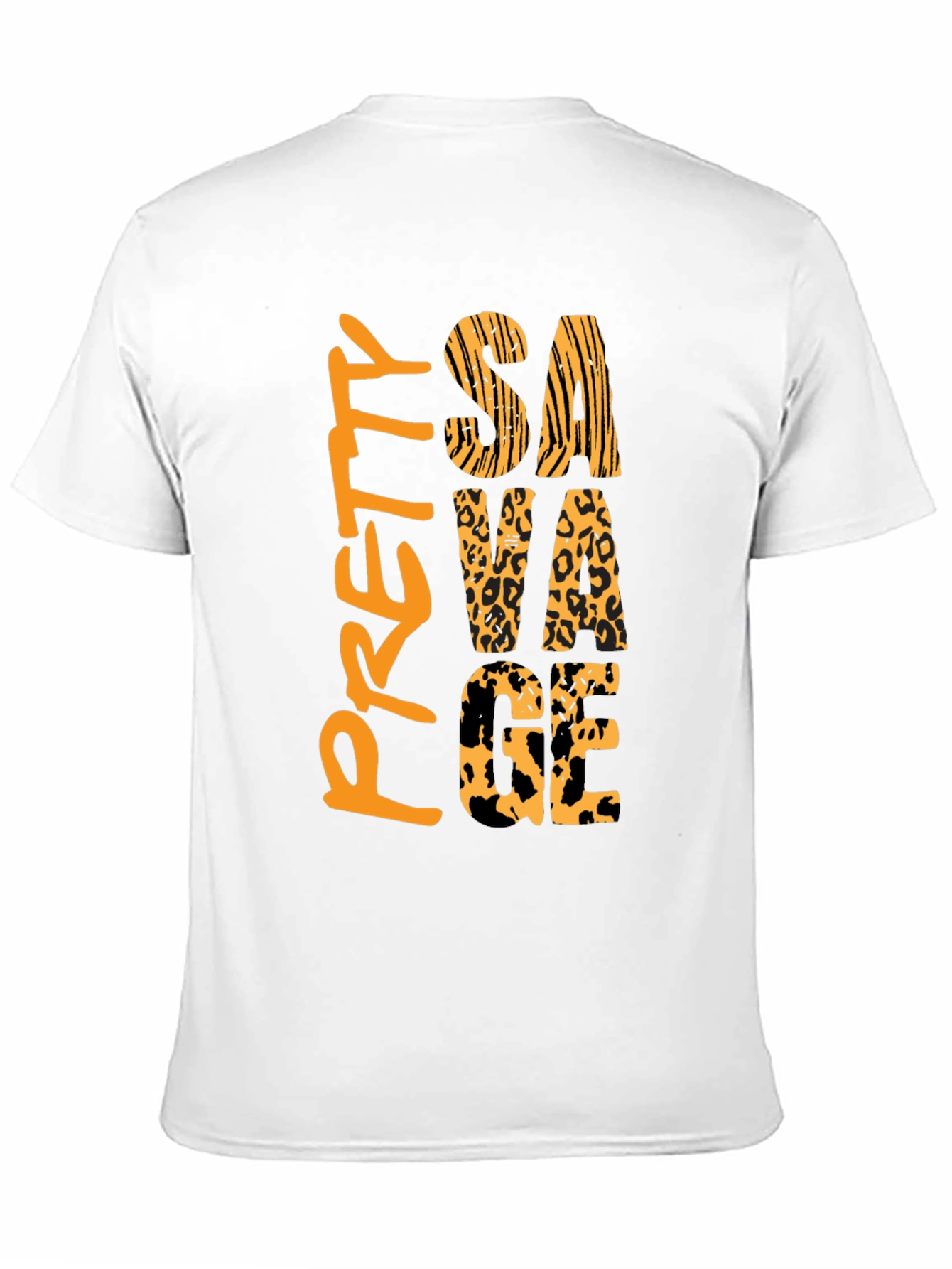 Black Pretty Savage Graphic Print Tee - Black view 11