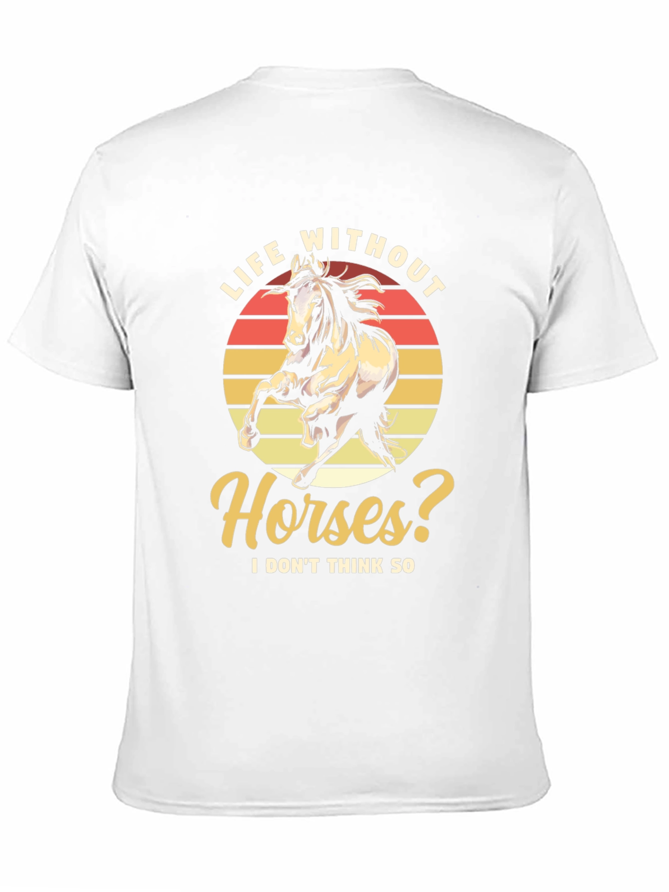 Black Life Without Horses Graphic Tee - Stylish Comfort view 11