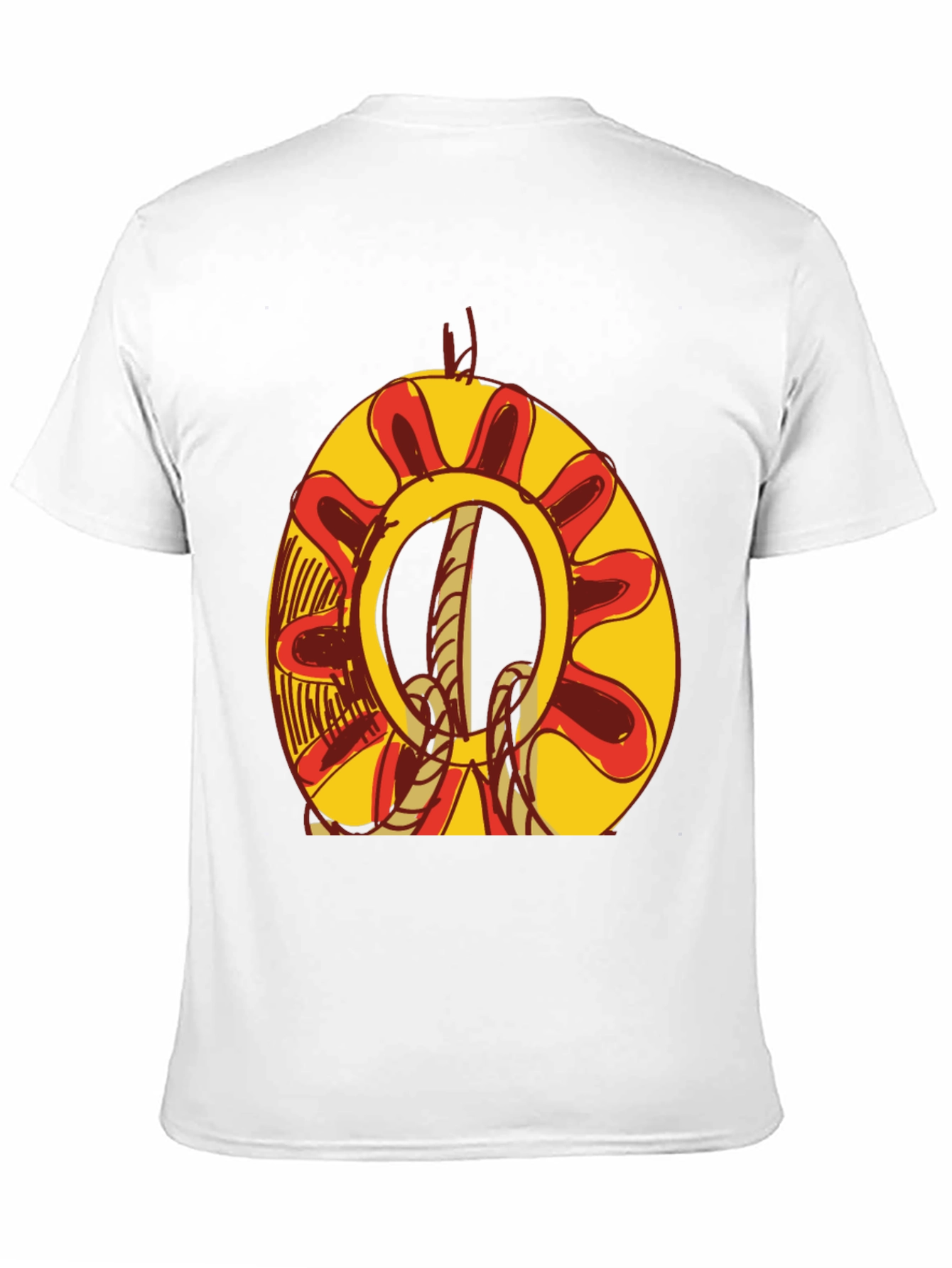 Black Nautical Knot Graphic Tee - Bold Design, Soft Comfort view 11