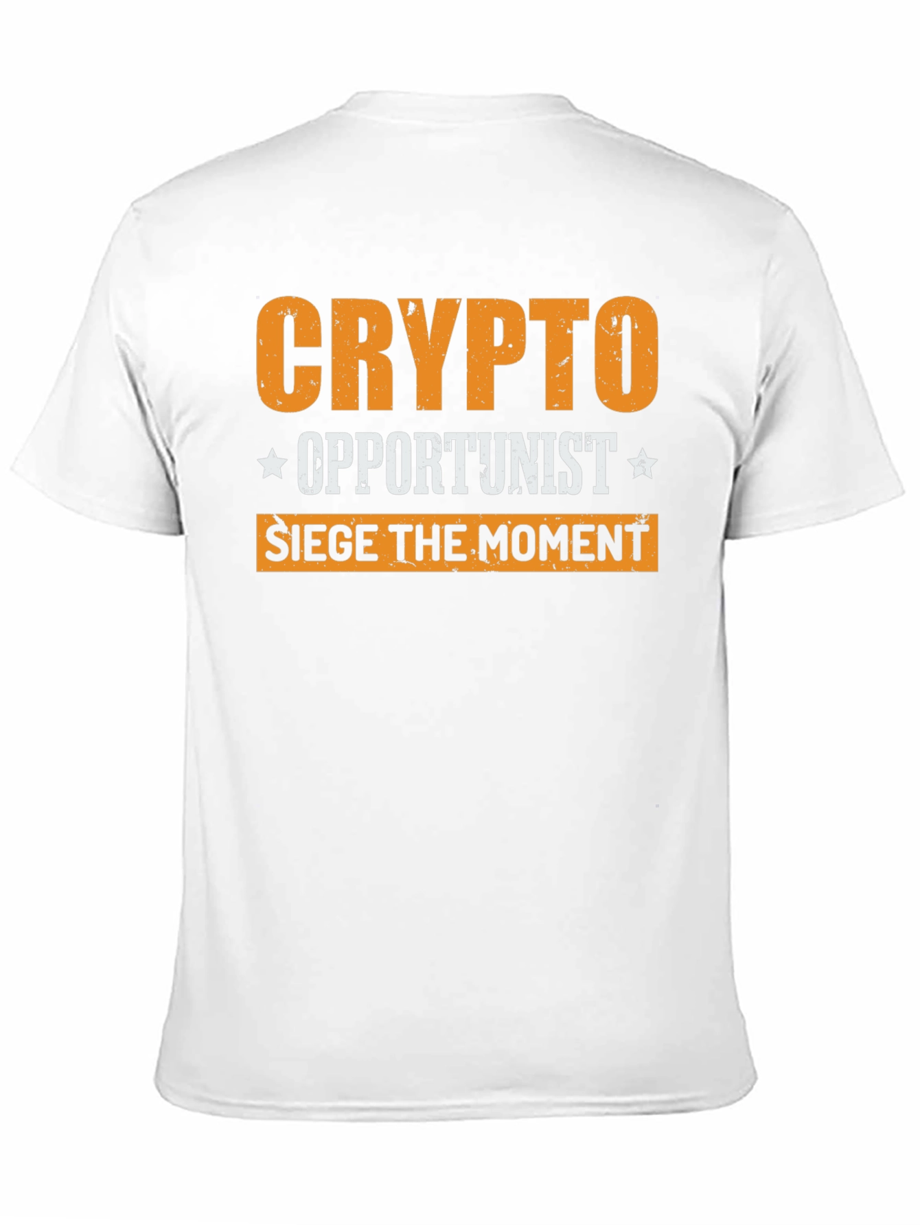 Black Crypto Opportunist T-Shirt: Seize the Moment view 11