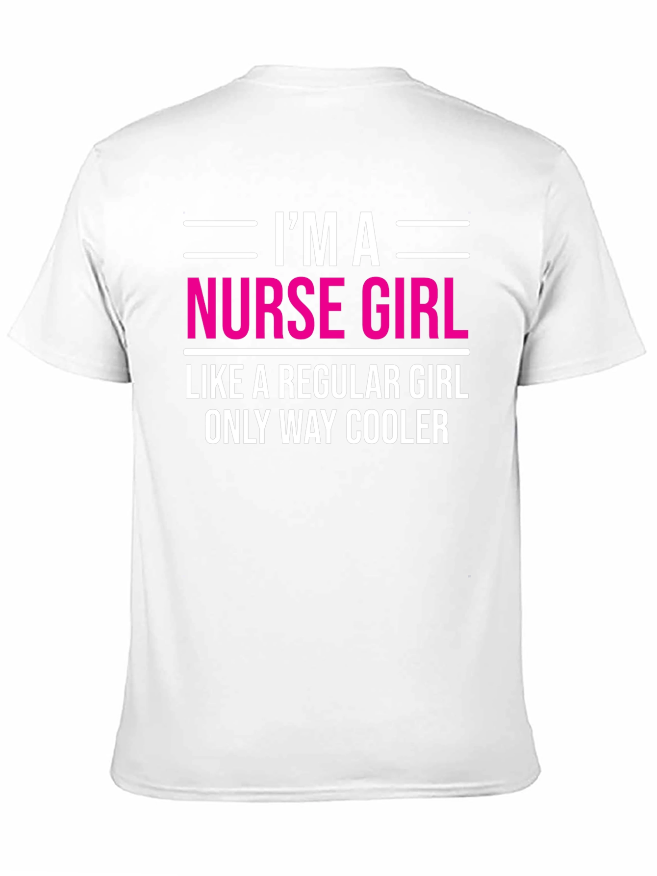 Black I'm A Nurse Girl T-Shirt view 11