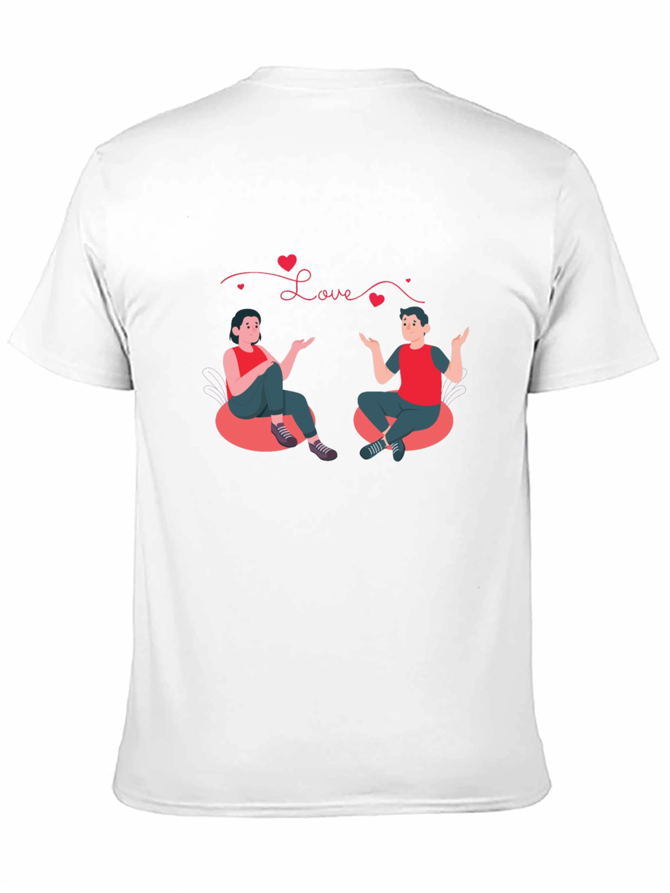 Black Love Graphic Black T-Shirt view 11