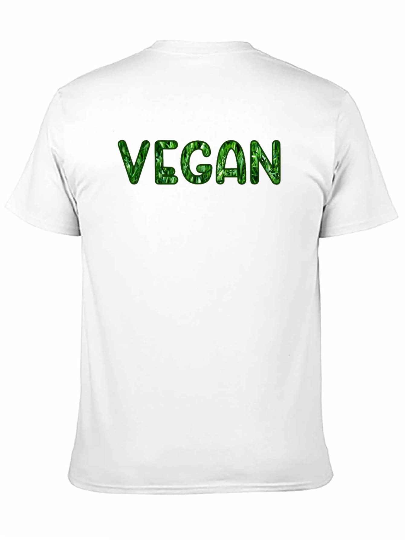 Black Vegan Leaf Graphic Black T-Shirt view 11