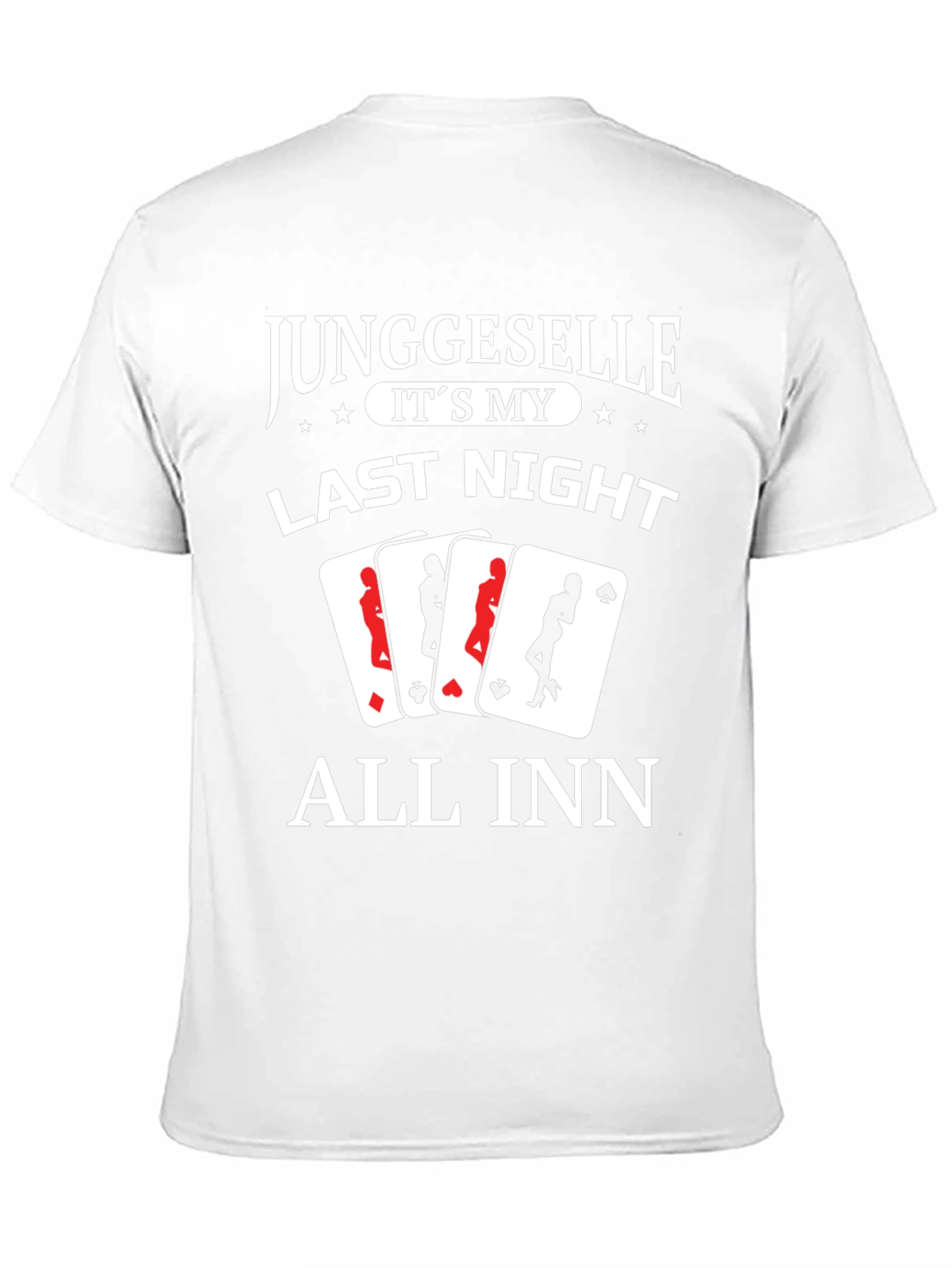 Black Groom's Last Night Poker T-Shirt - All In view 11