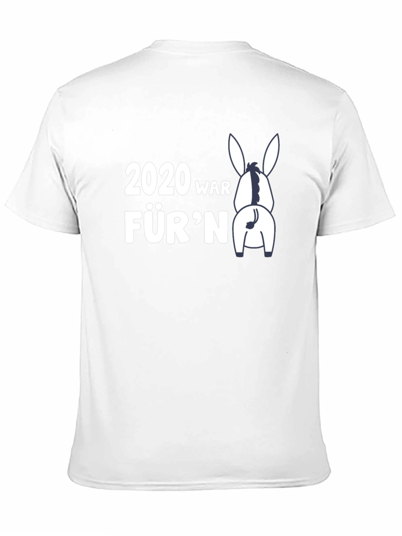 Black 2020 Donkey Funny Graphic T-Shirt view 11