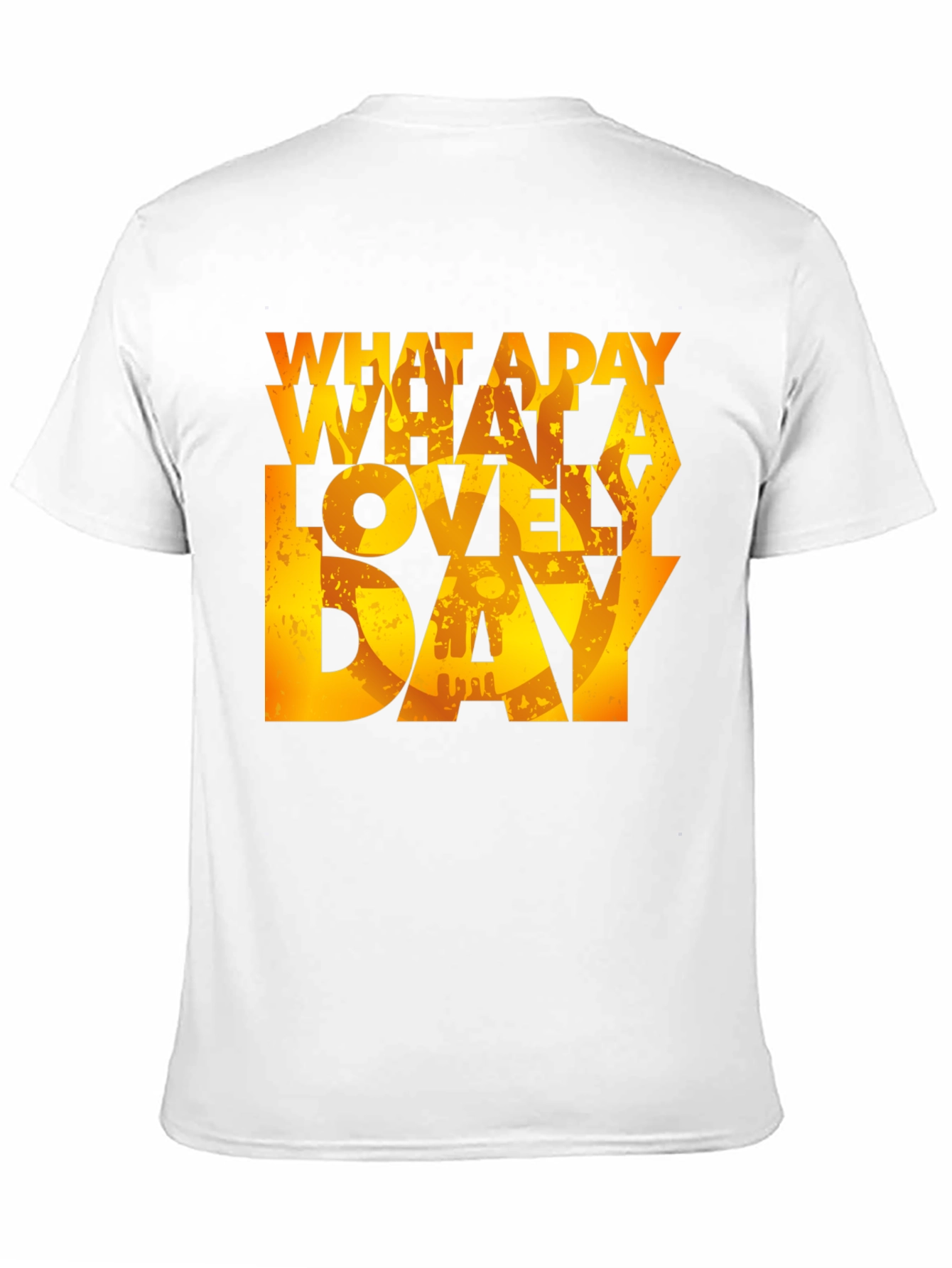Black What a Lovely Day T-Shirt - Black Graphic Tee view 11