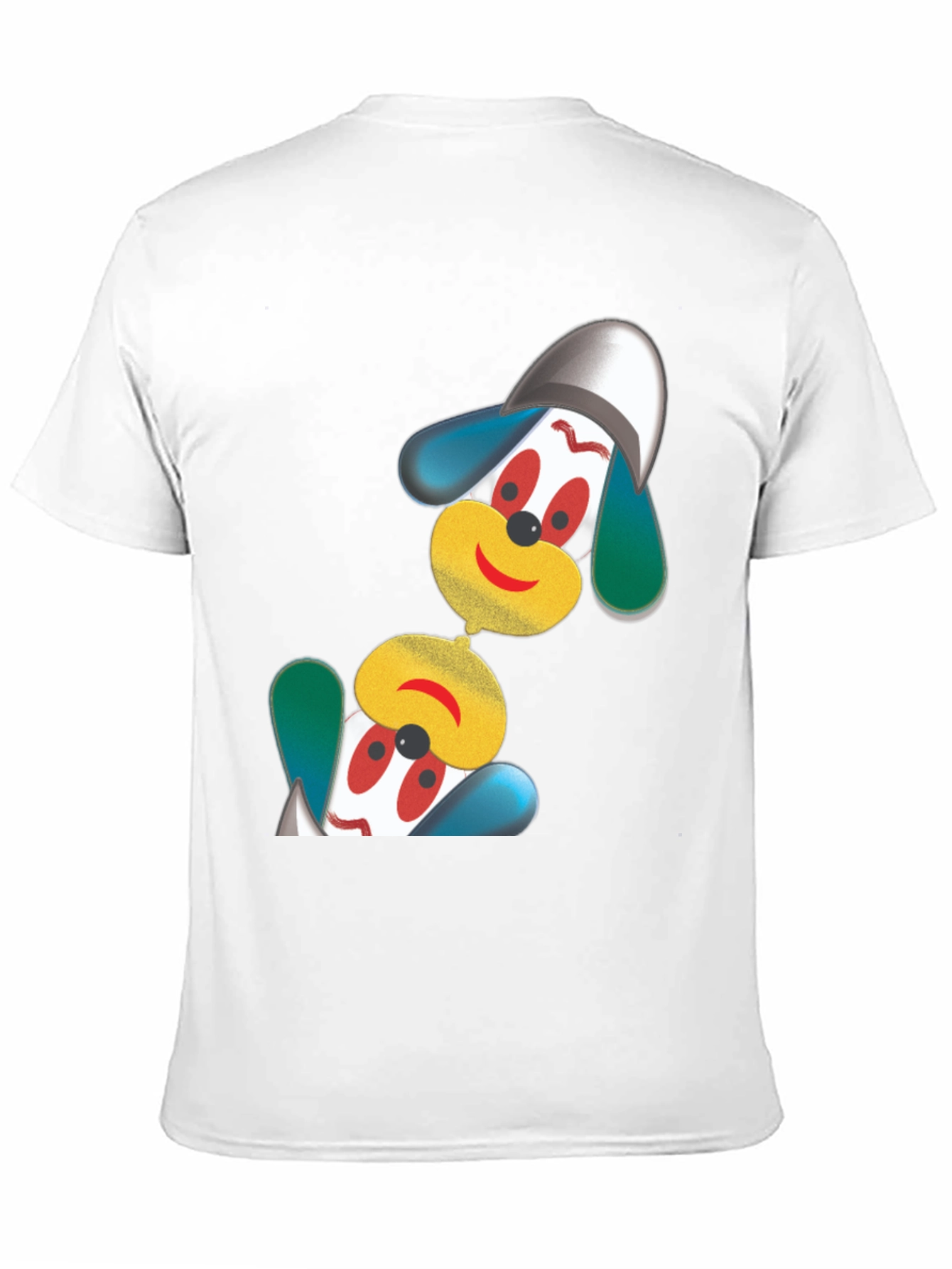 Black Fun Cartoon Character Black T-Shirt view 11