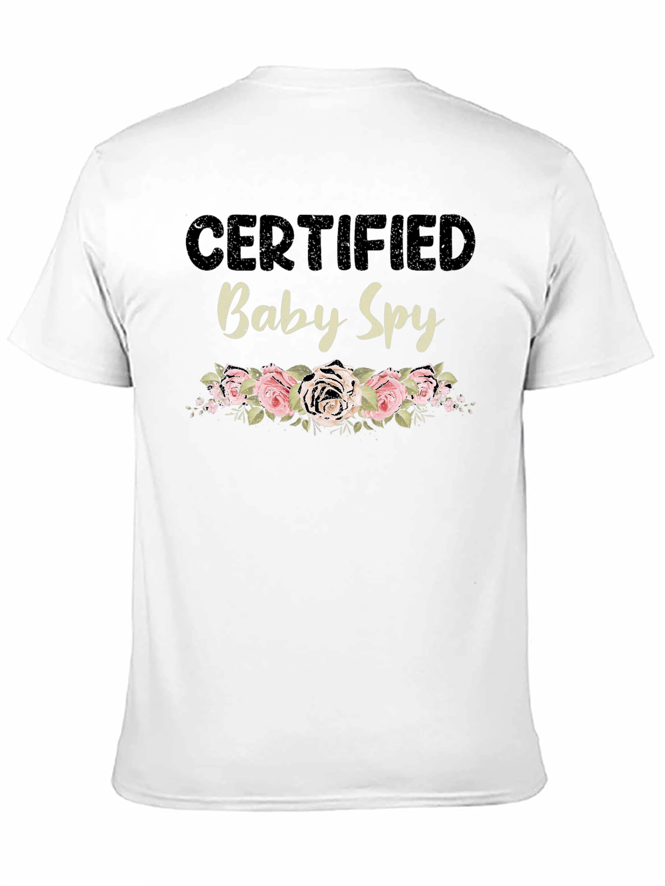 Black Certified Baby Spy Floral Graphic Tee view 11