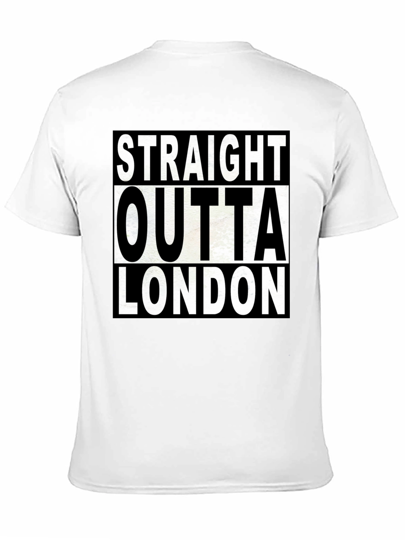 Black Straight Outta London T-Shirt view 11