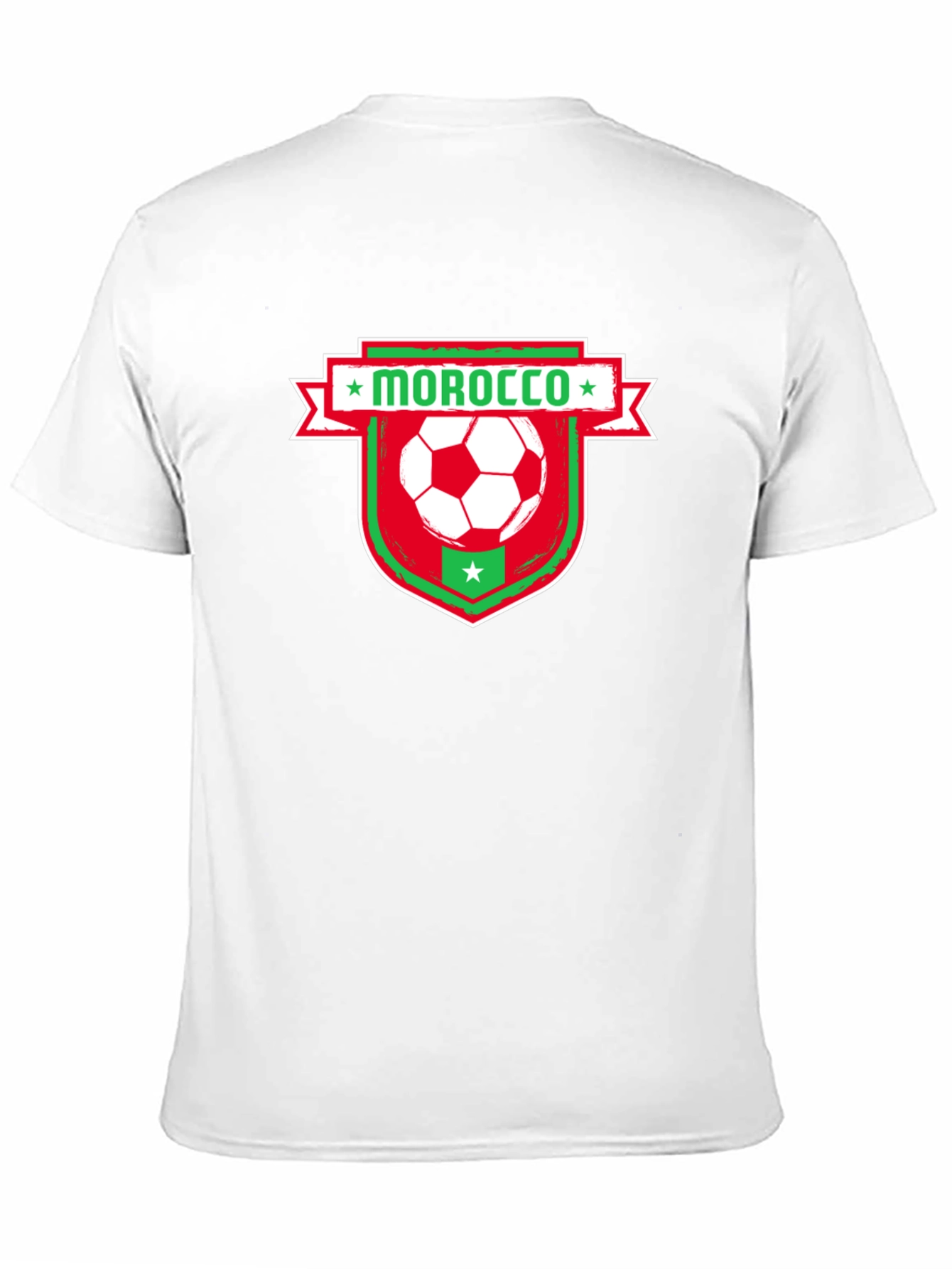 Black Morocco Soccer Black T-Shirt view 11