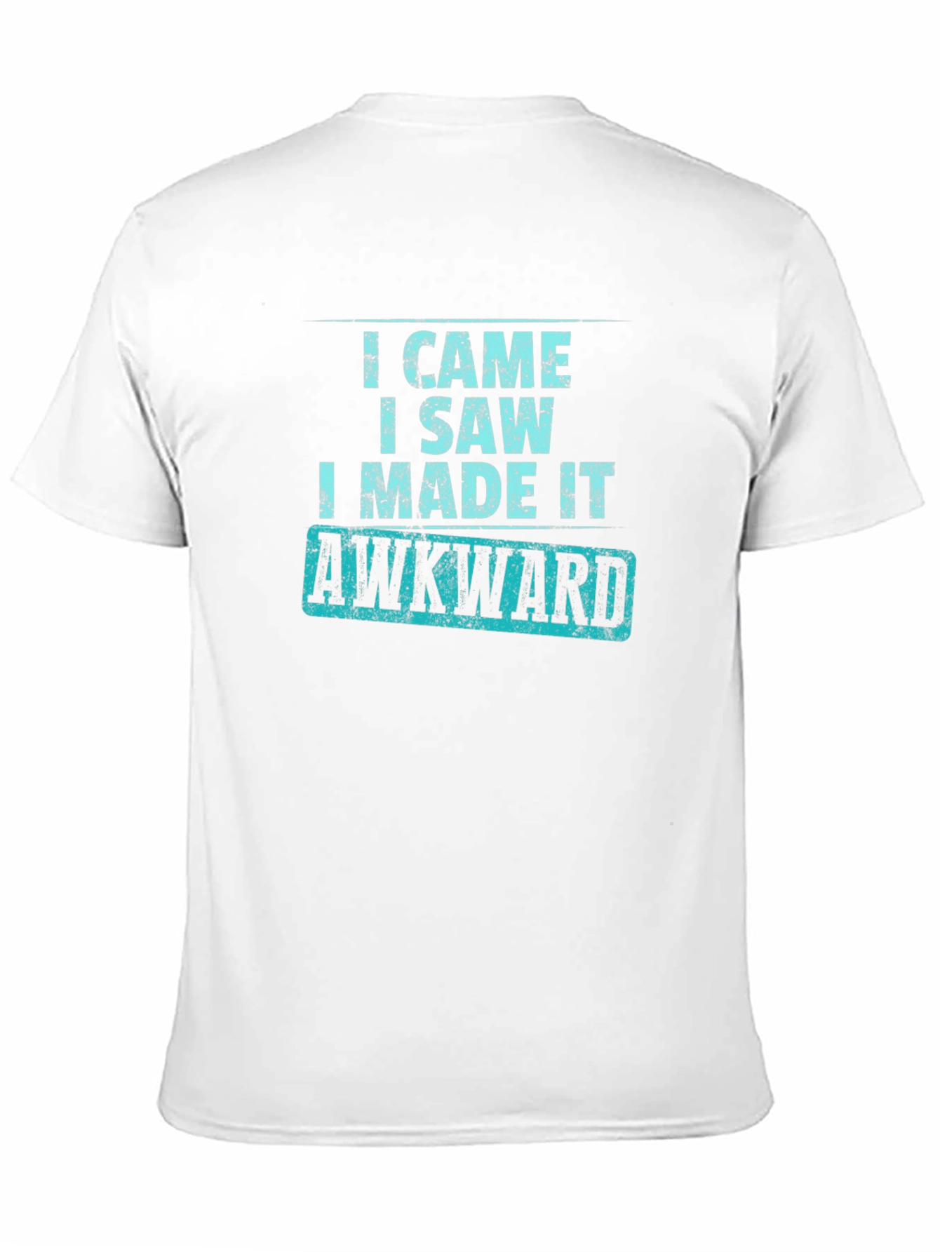 Black Awkward T-Shirt - Funny Slogan Tee view 11