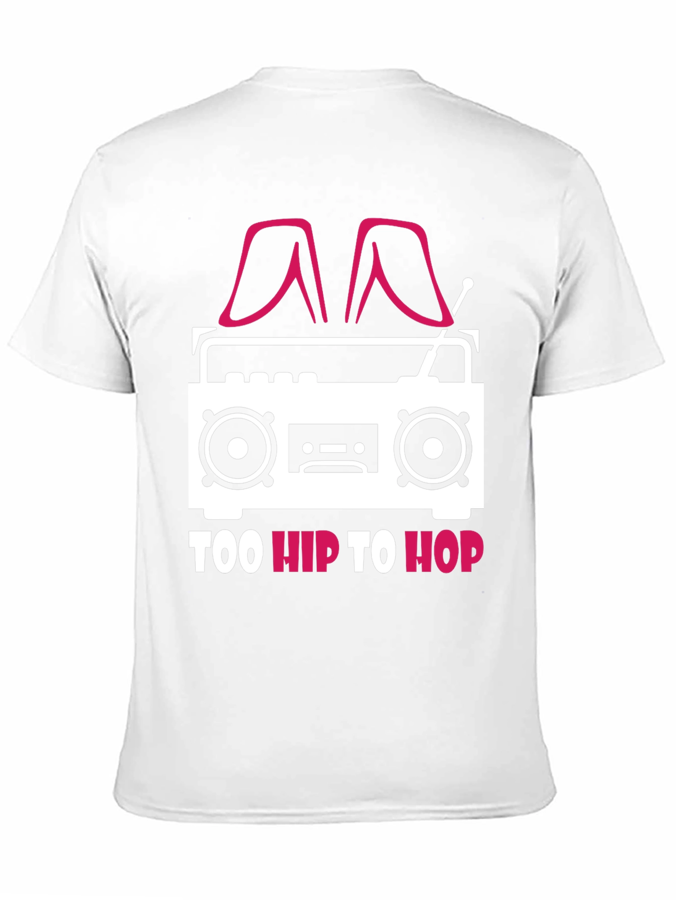 Black Too Hip To Hop T-Shirt - Novelty Graphic Tee view 11