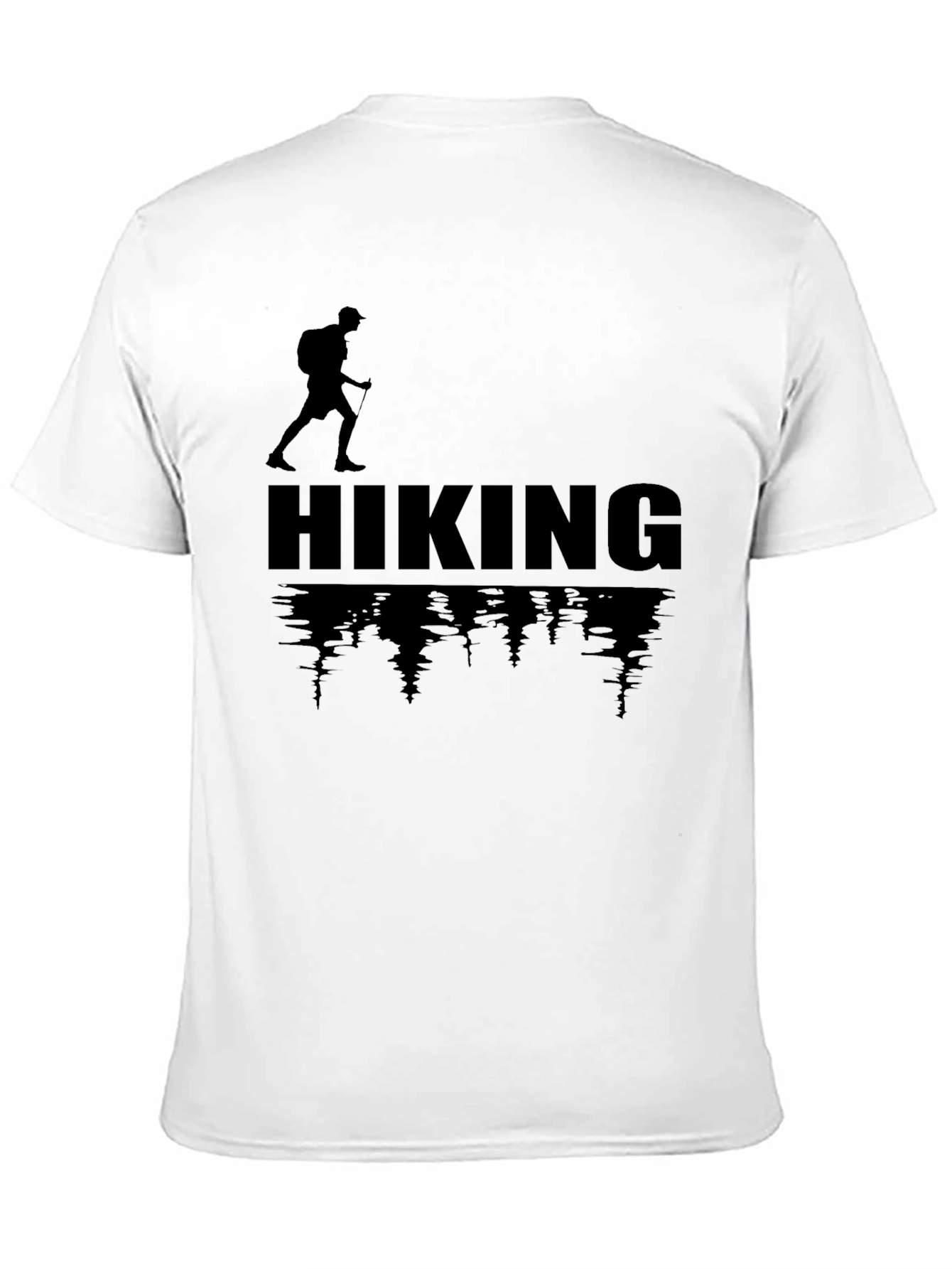 Black Hiking Adventure Graphic T-Shirt view 11