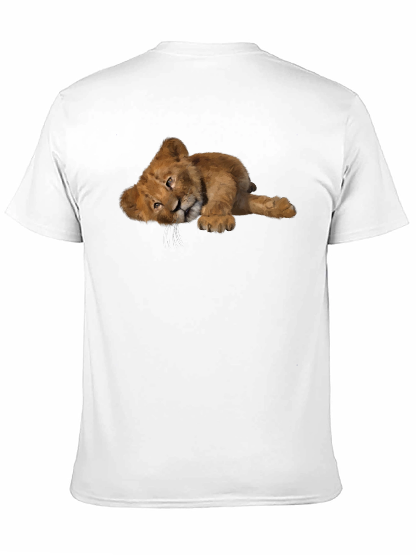 Black Lion Cub Graphic Tee - Black view 11