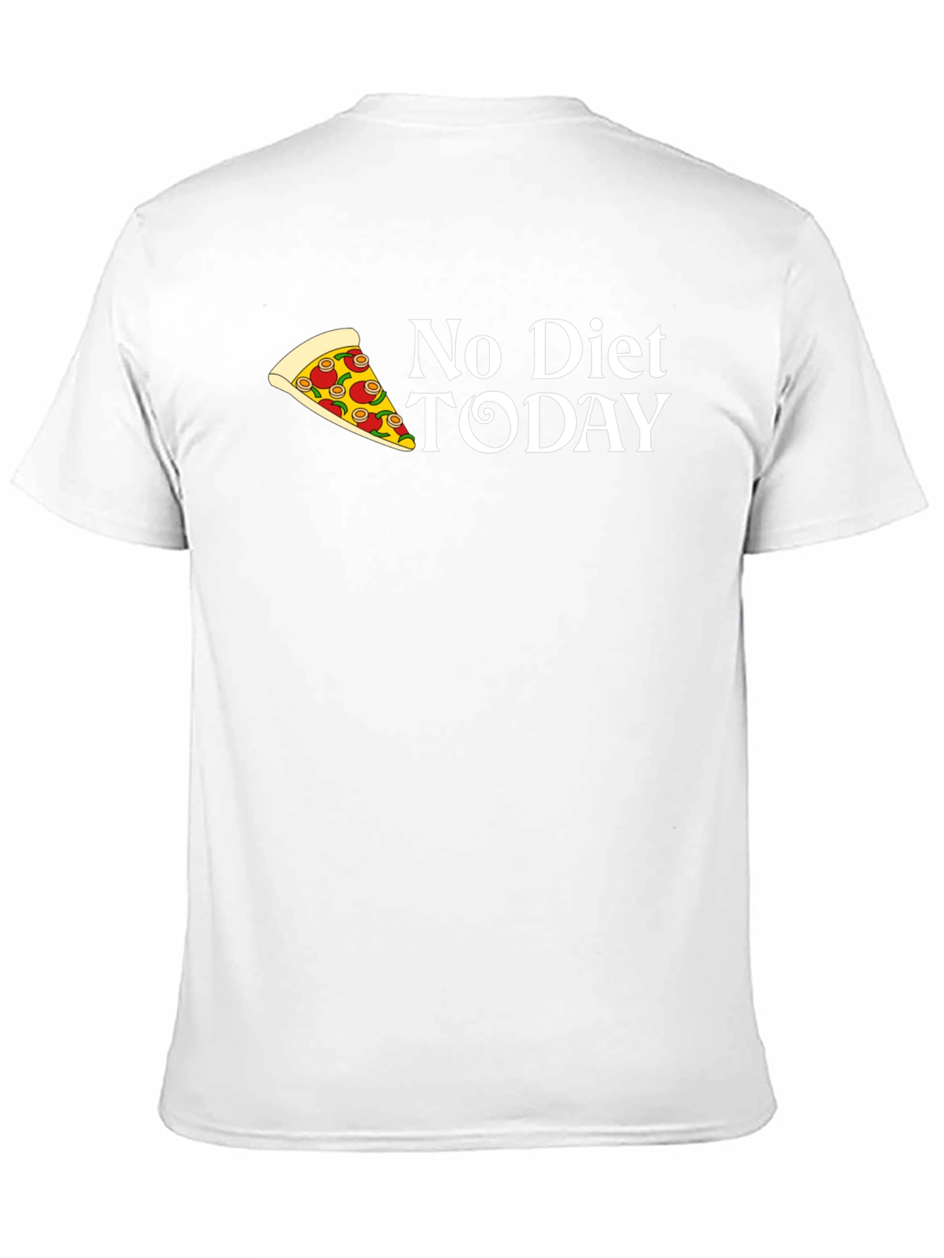 Black No Diet Today Pizza Graphic Tee view 11