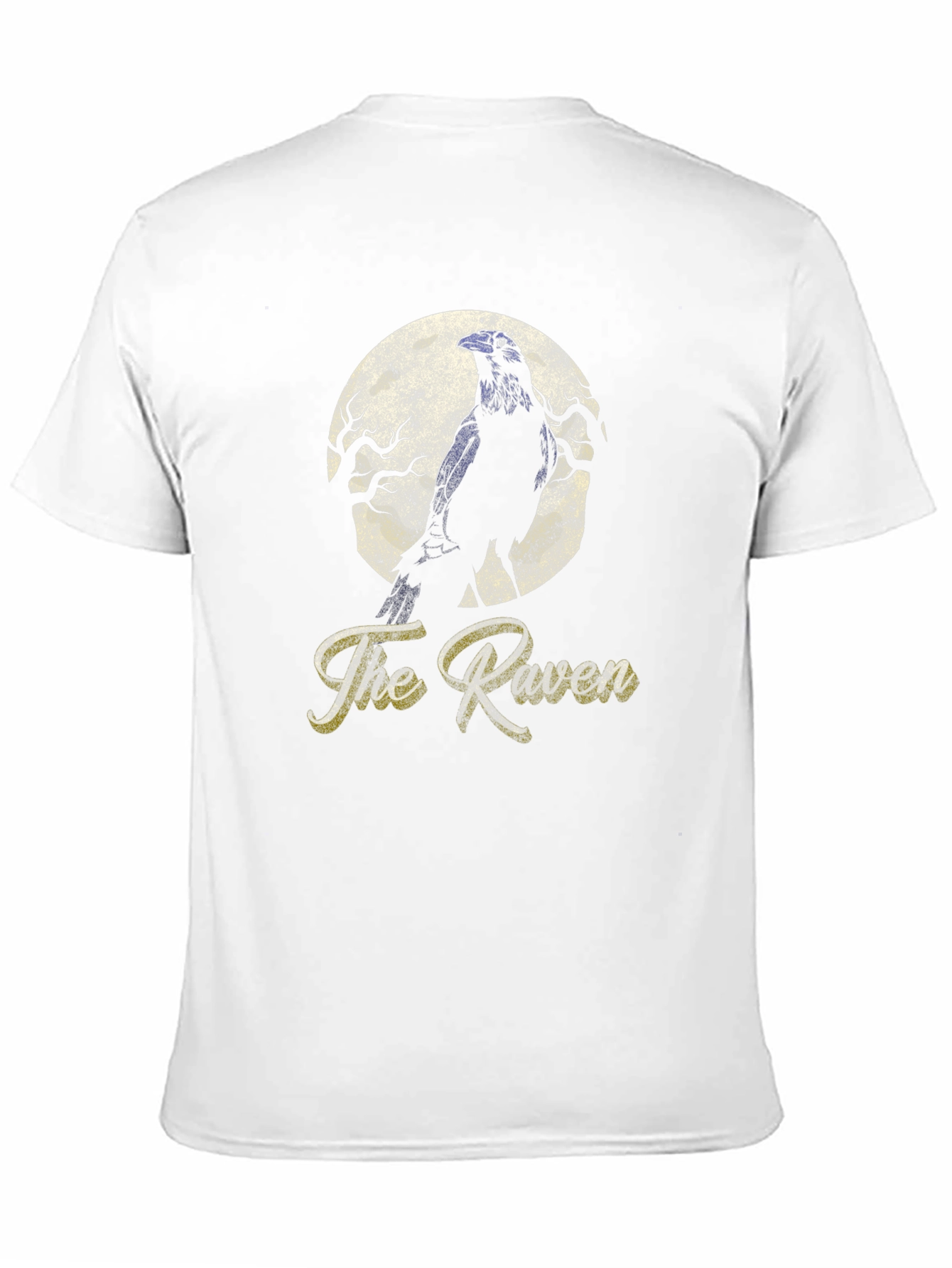 Black Raven Graphic Print T-Shirt - Classic Style view 11