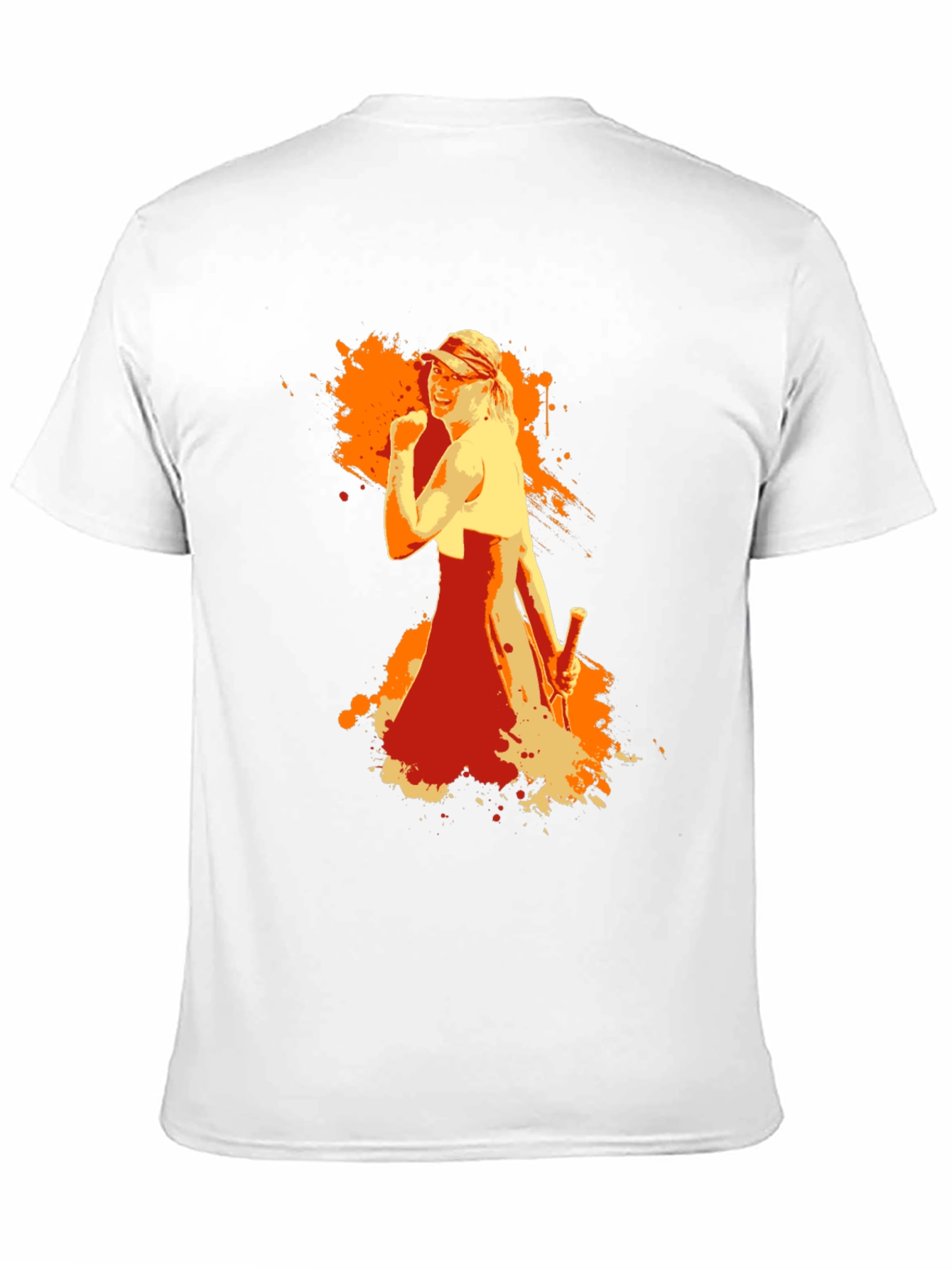 Black Tennis Star Graphic Tee - Sporty Style view 11