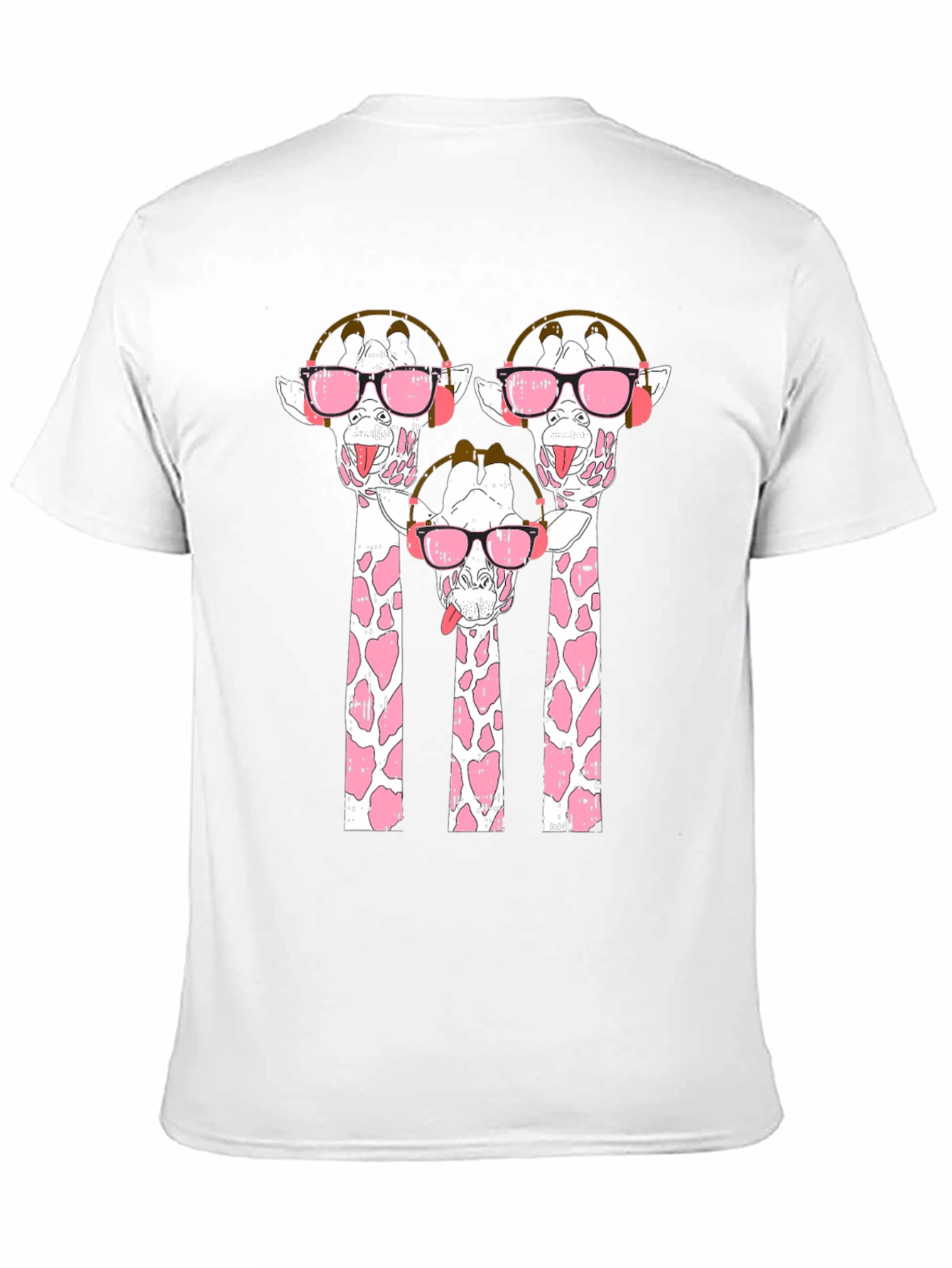 Black Cool Giraffes T-Shirt view 11