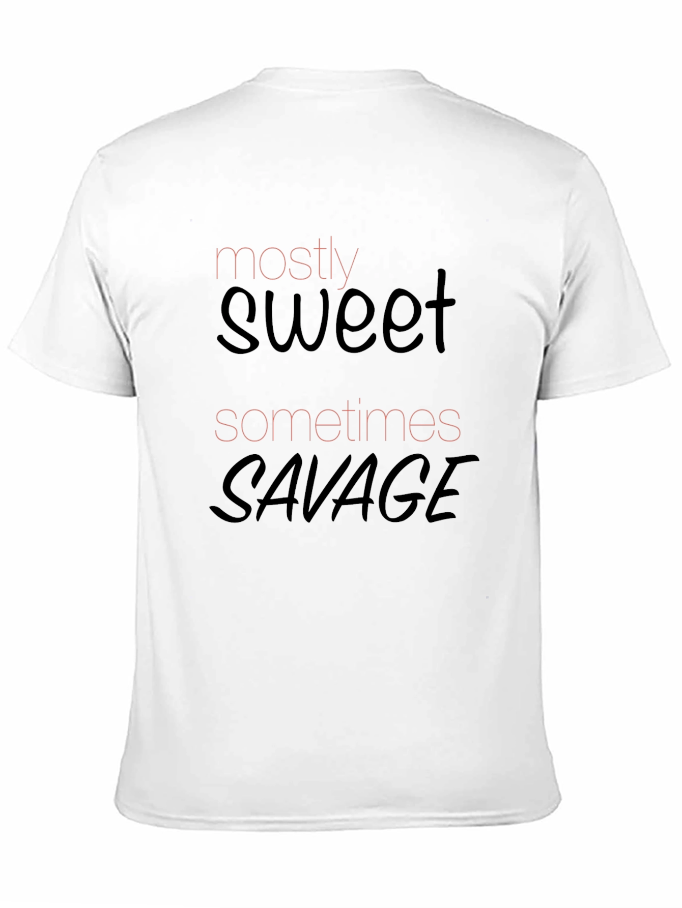 Black Sweet & Savage Graphic Tee - Black view 11