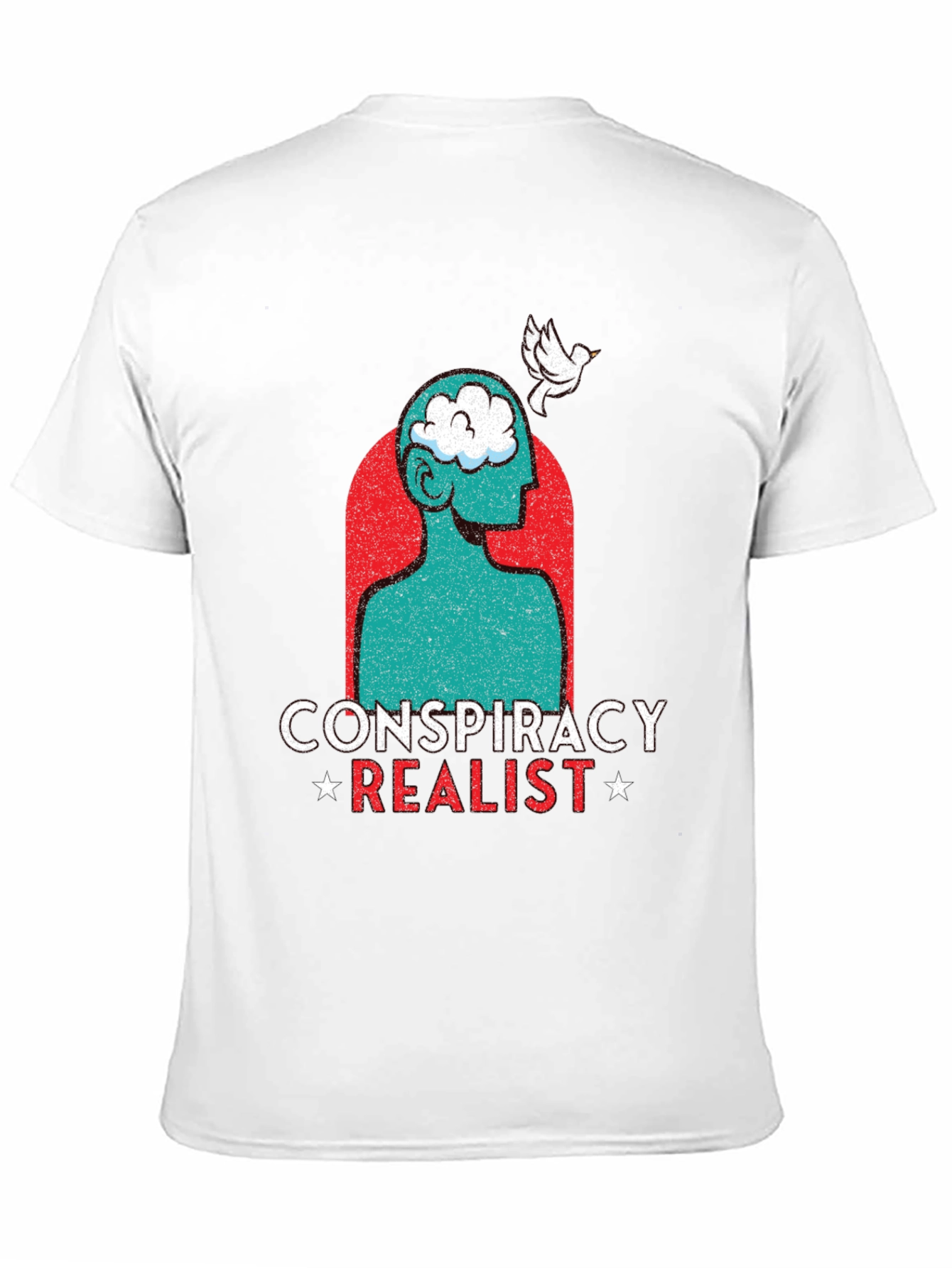 Black Conspiracy Realist T-Shirt view 11