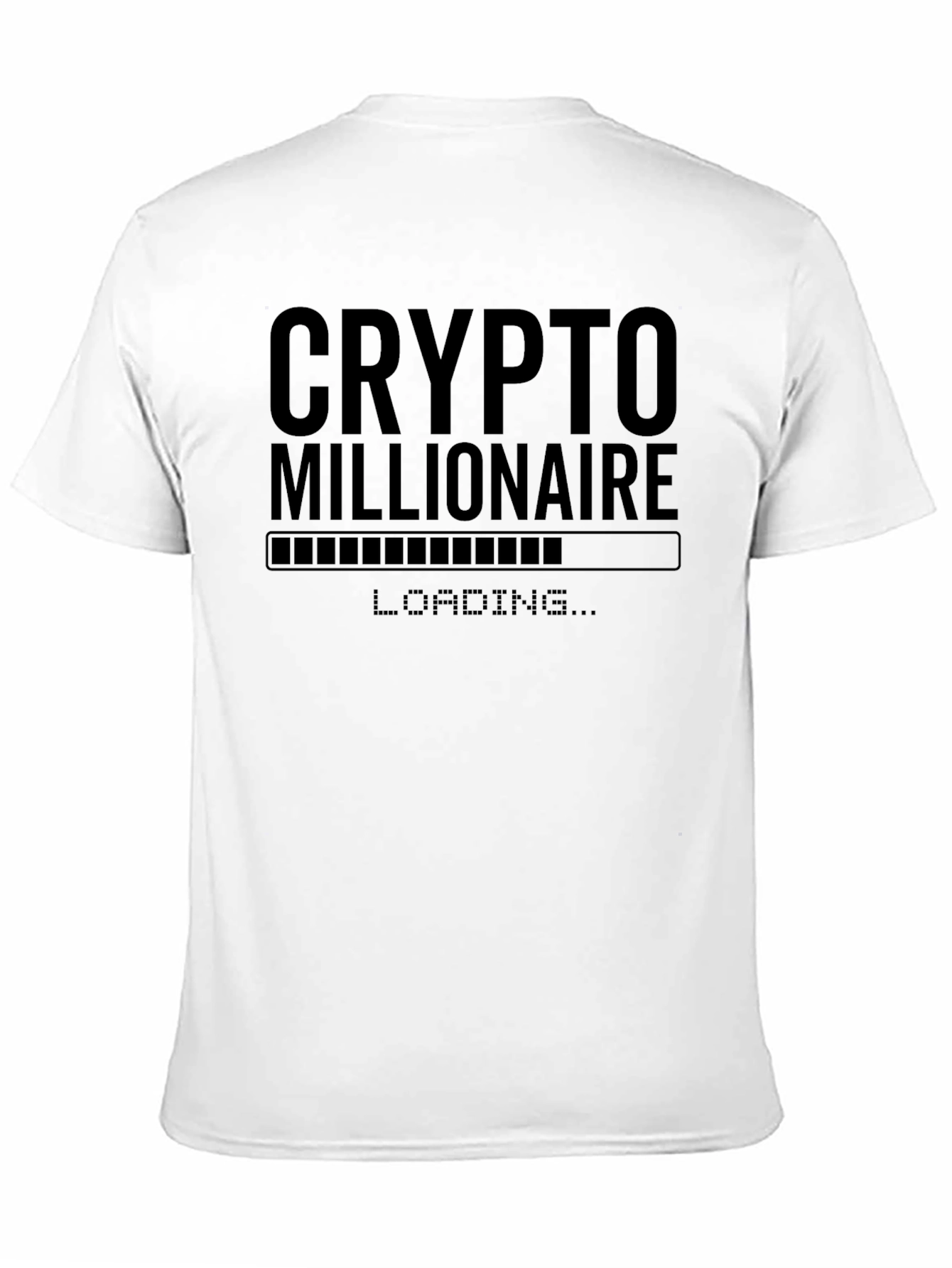 Black Crypto Millionaire Loading T-Shirt - Black view 11