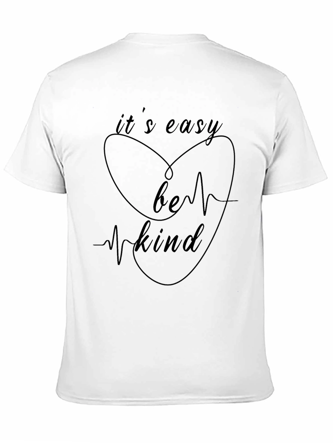 Black It's Easy Be Kind Graphic Tee - Black view 11