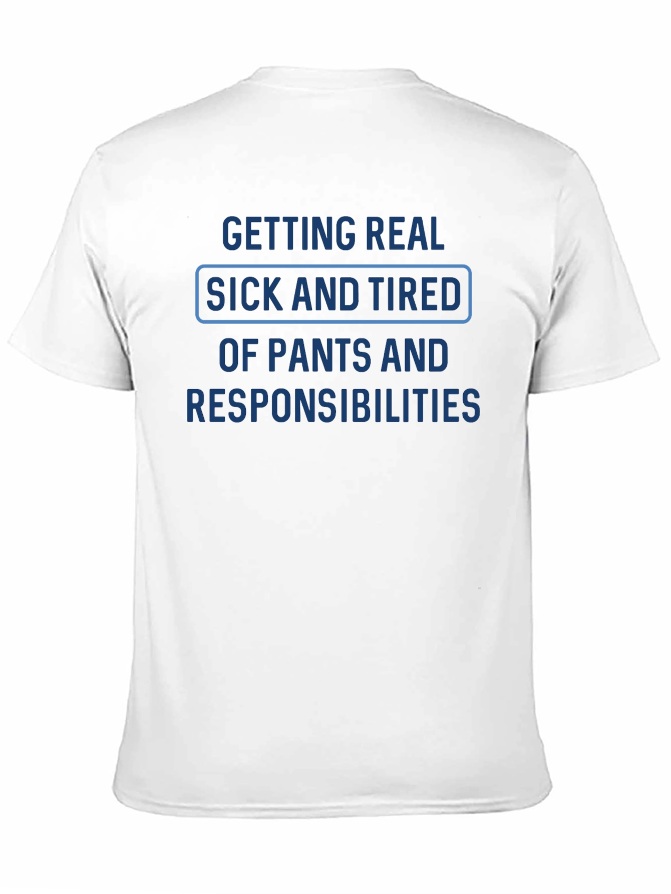 Black "Getting Real Sick and Tired" Graphic T-Shirt view 11