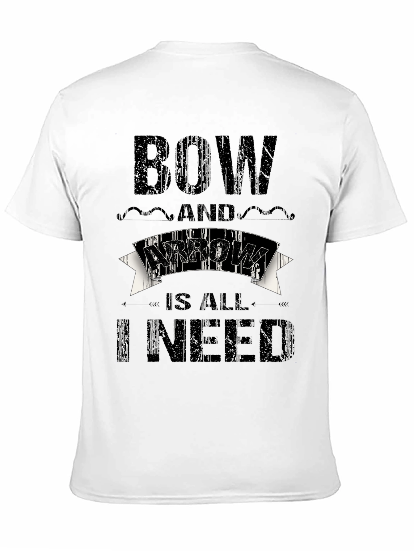 Black Bow and Arrow Graphic Tee - Archery T-Shirt view 11