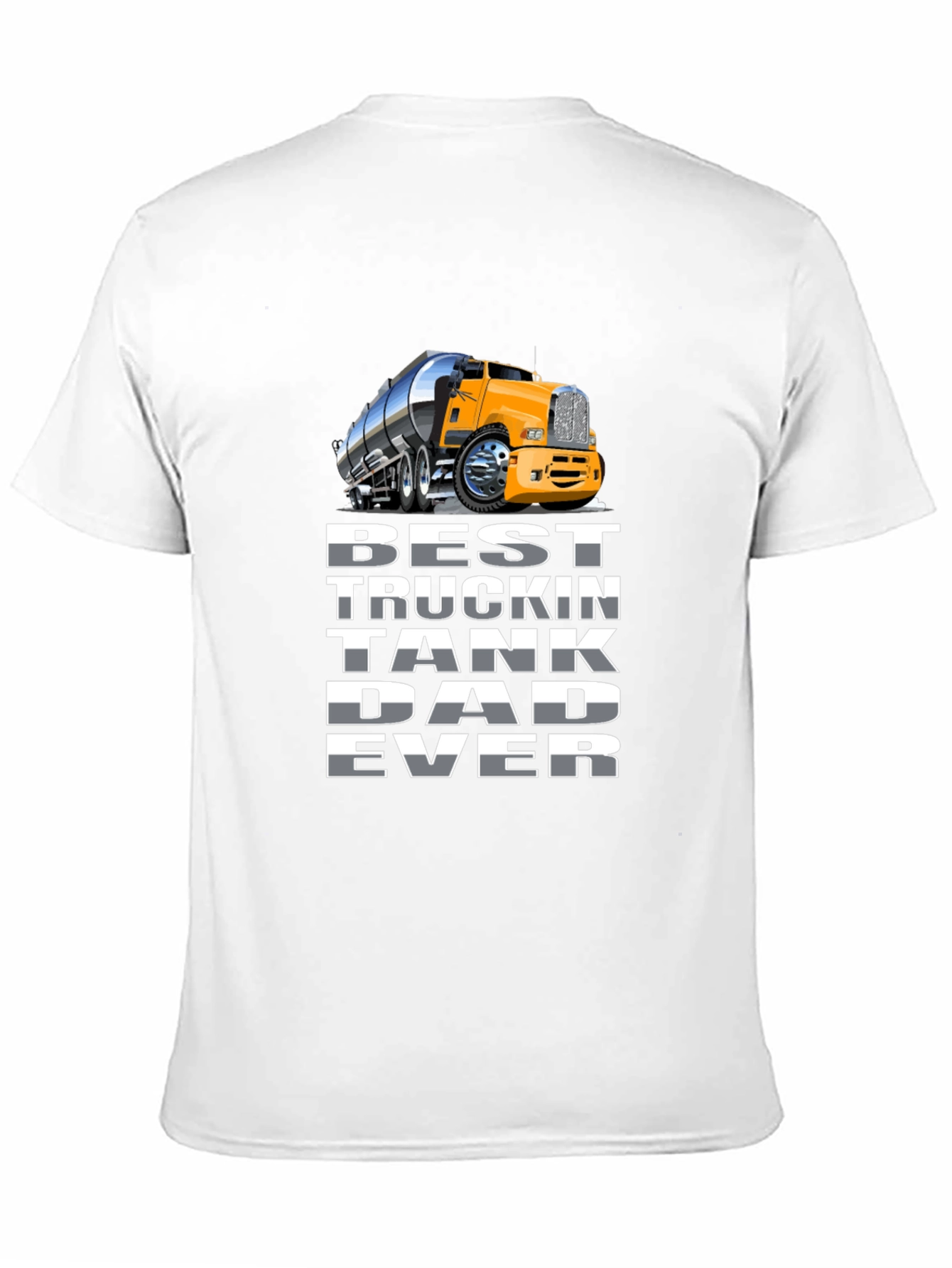 Black Best Truckin' Tank Dad Ever T-Shirt view 11