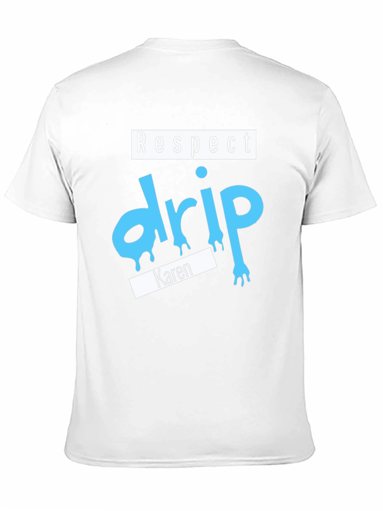 Black Respect Drip Karen Graphic T-Shirt view 11