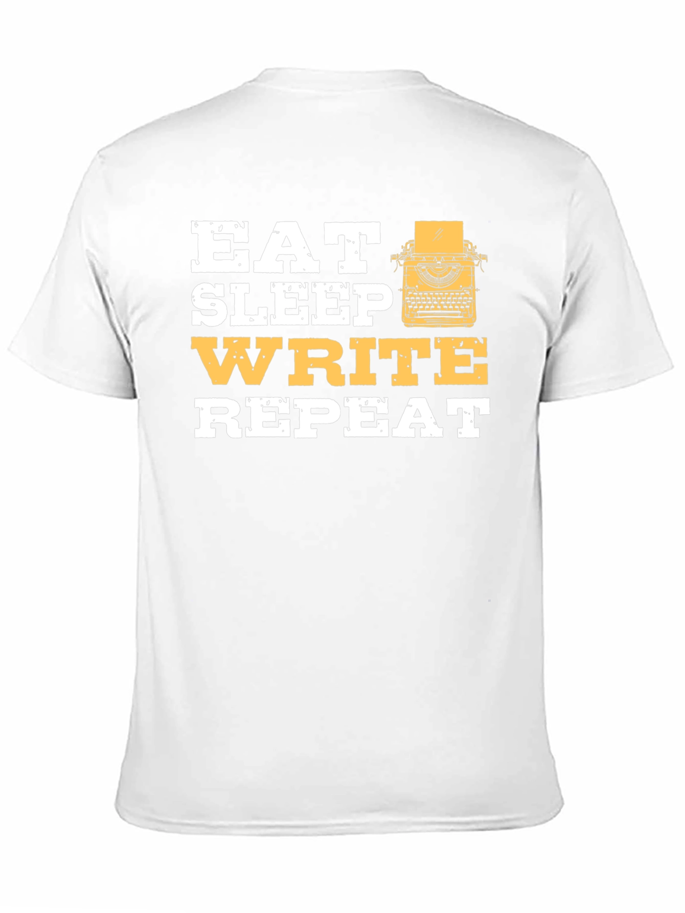 Black Eat Sleep Write Repeat T-Shirt - Writer's Gift view 11