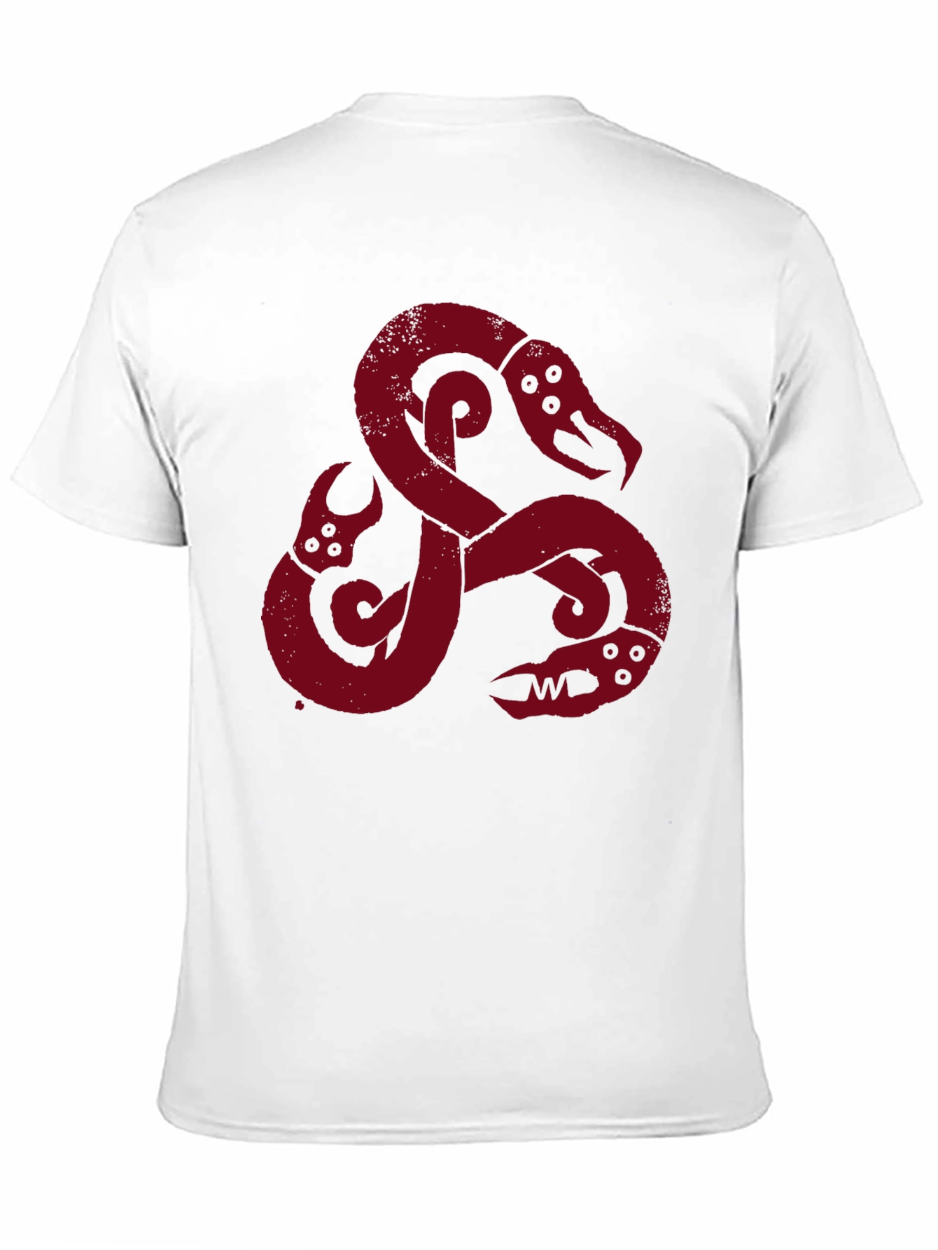 Black Viking Serpent Graphic Tee - Men's Black T-Shirt view 11