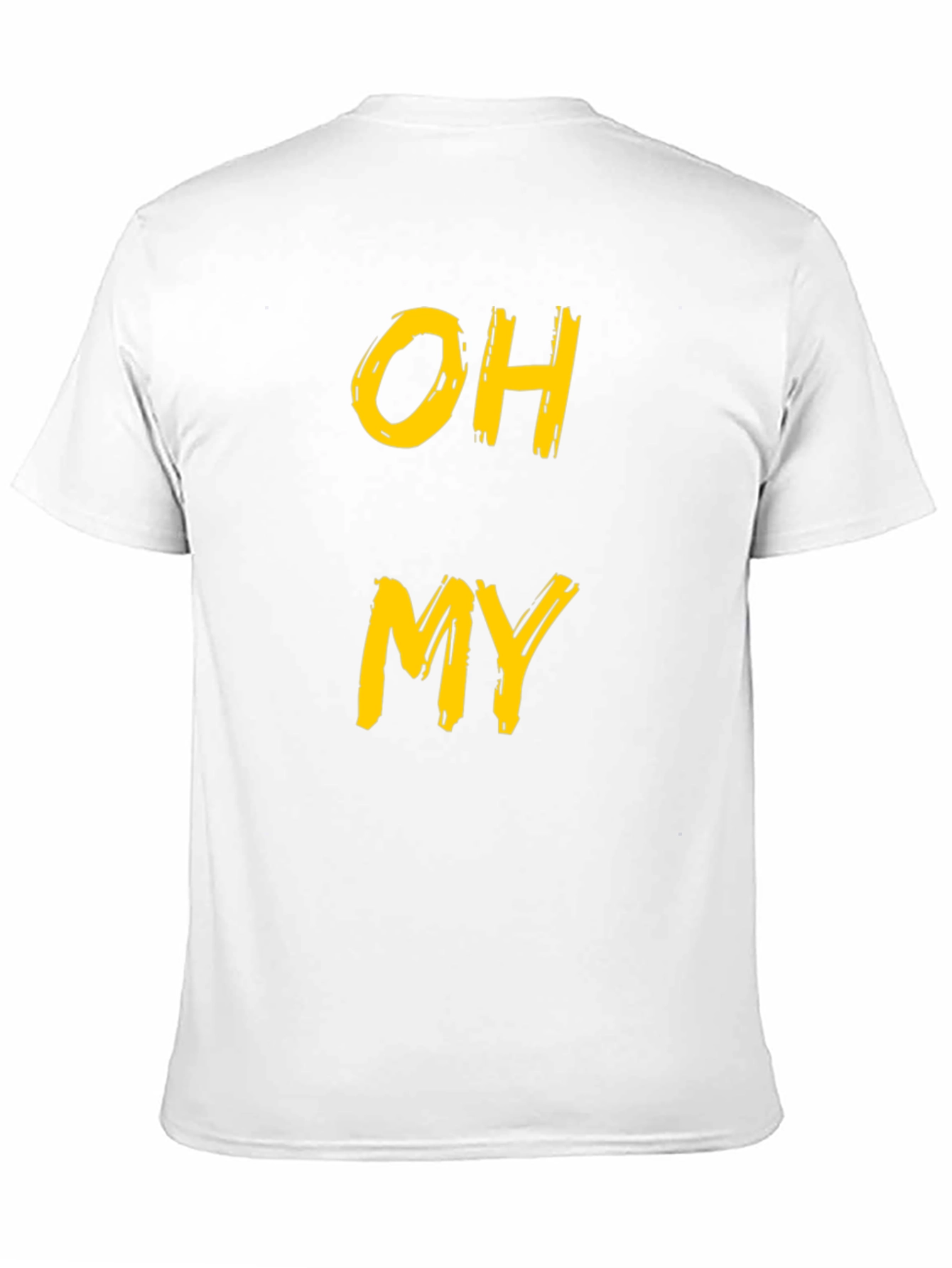 Black Oh My Graphic Tee - Funny Casual T-Shirt view 11