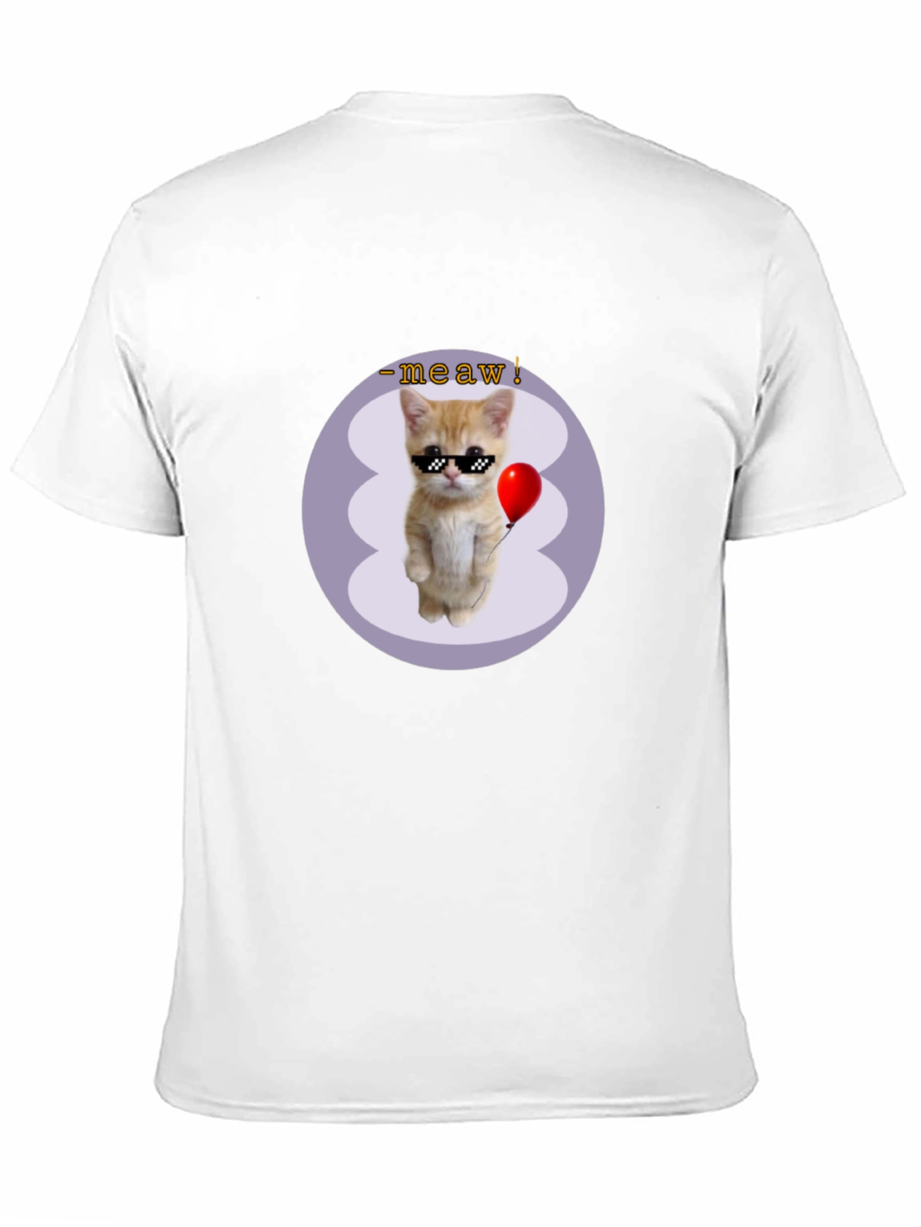 Black Cool Cat T-Shirt - Meaw! view 11