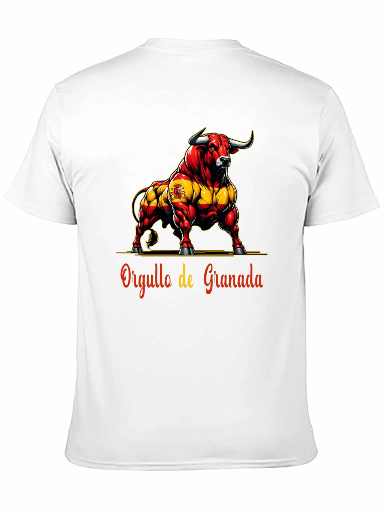 Black Granada Pride Bull Graphic Tee - Bold Spanish Style view 11