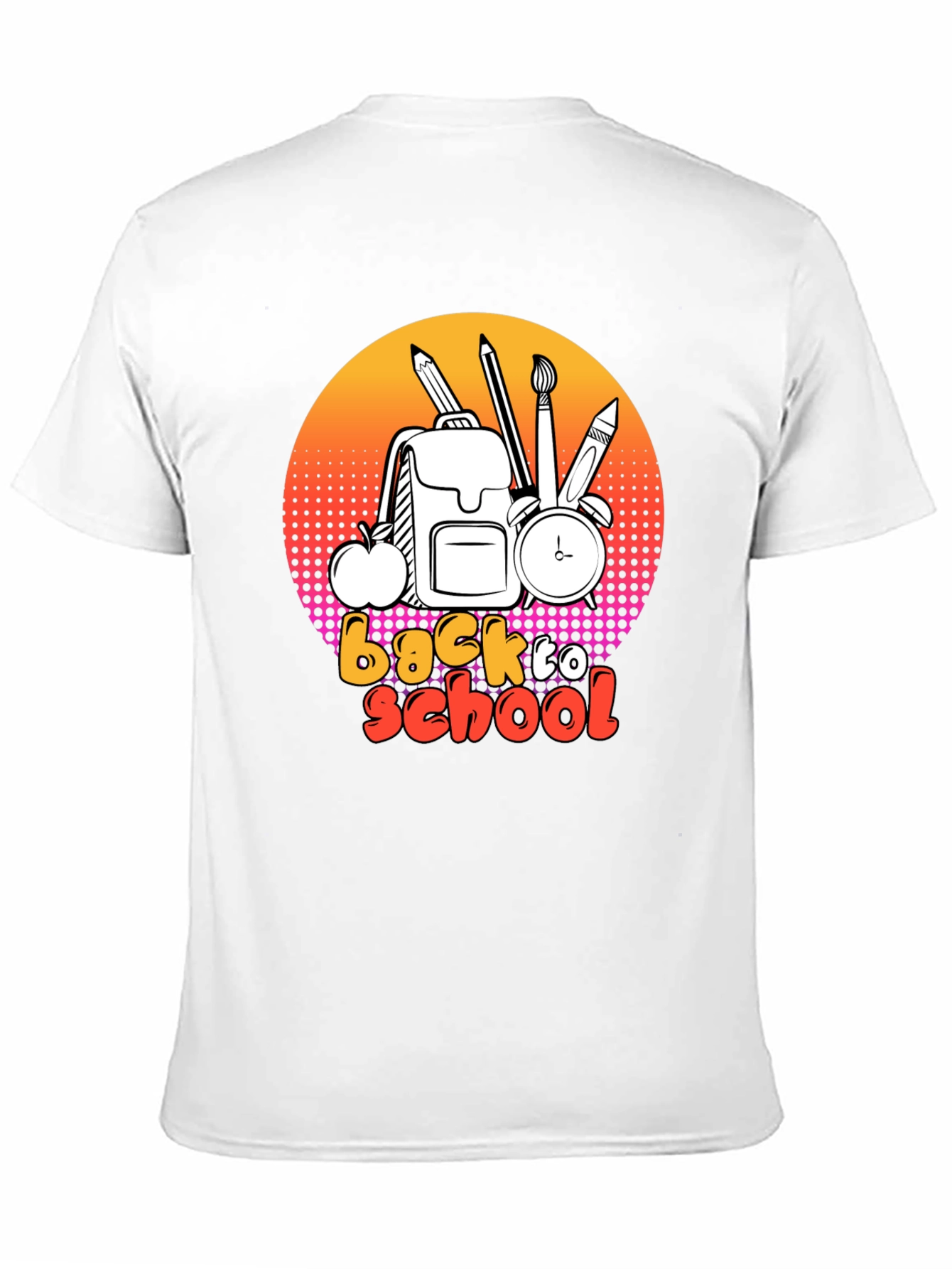 Black Back to School Graphic Tee view 11