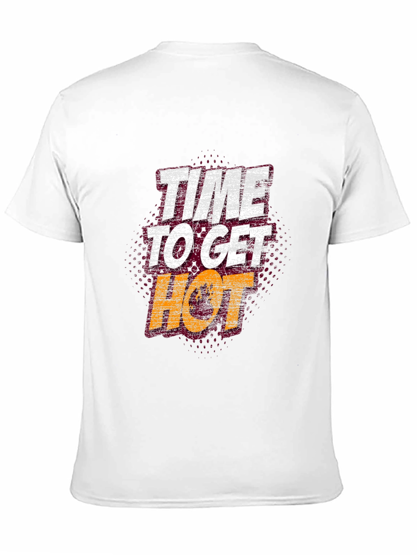 Black Time to Get Hot Graphic Tee view 11