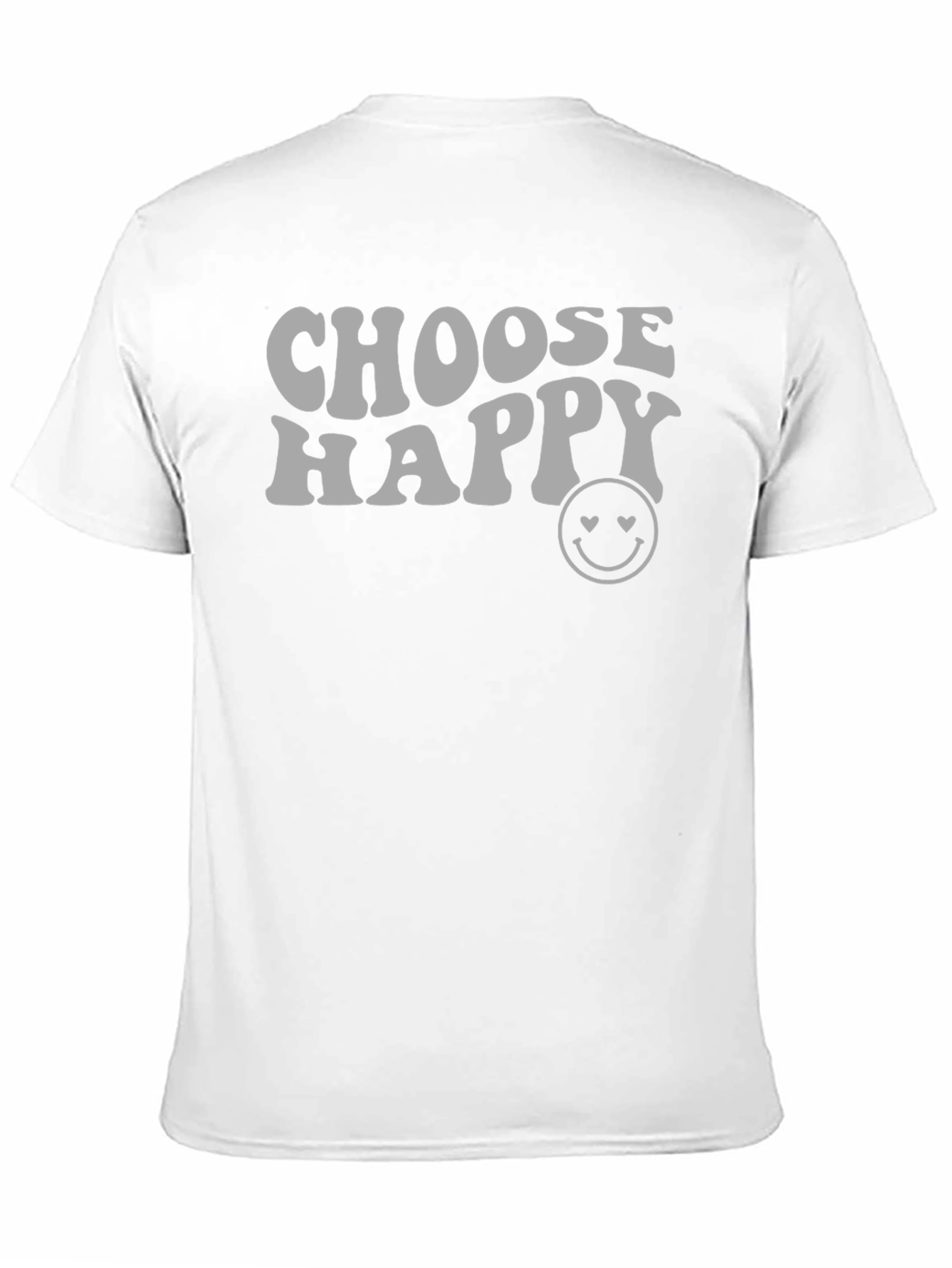 Black Choose Happy Graphic T-Shirt - Positive Vibes Tee view 11