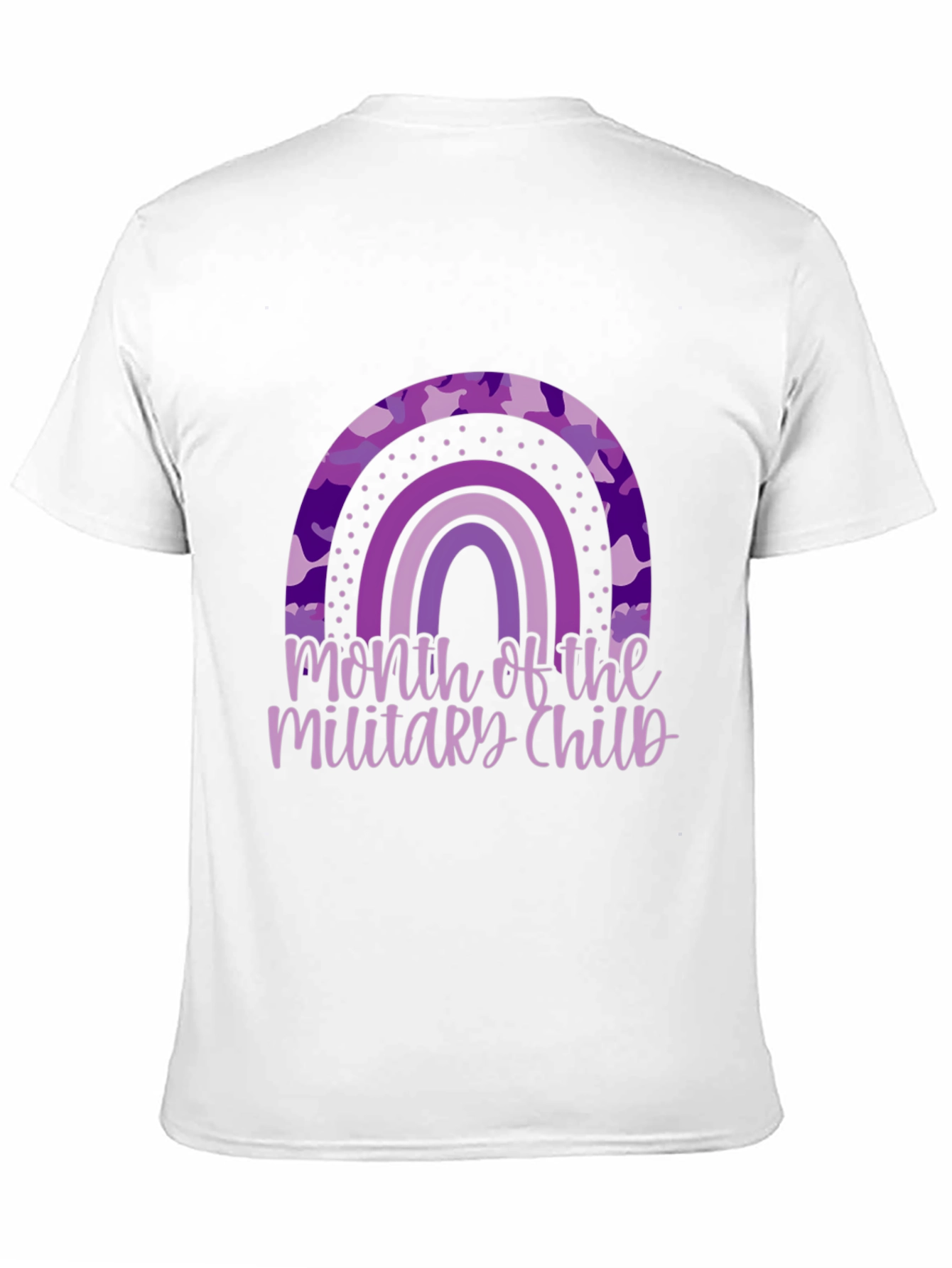 Military Child Month Rainbow T-Shirt - 11