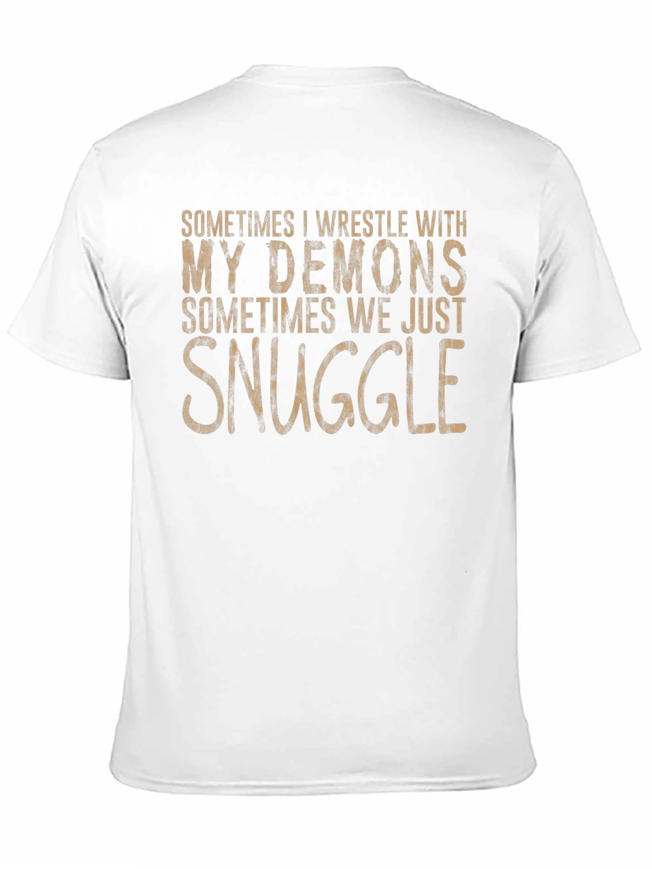 Black Demons Snuggle T-Shirt - Funny Graphic Tee view 11