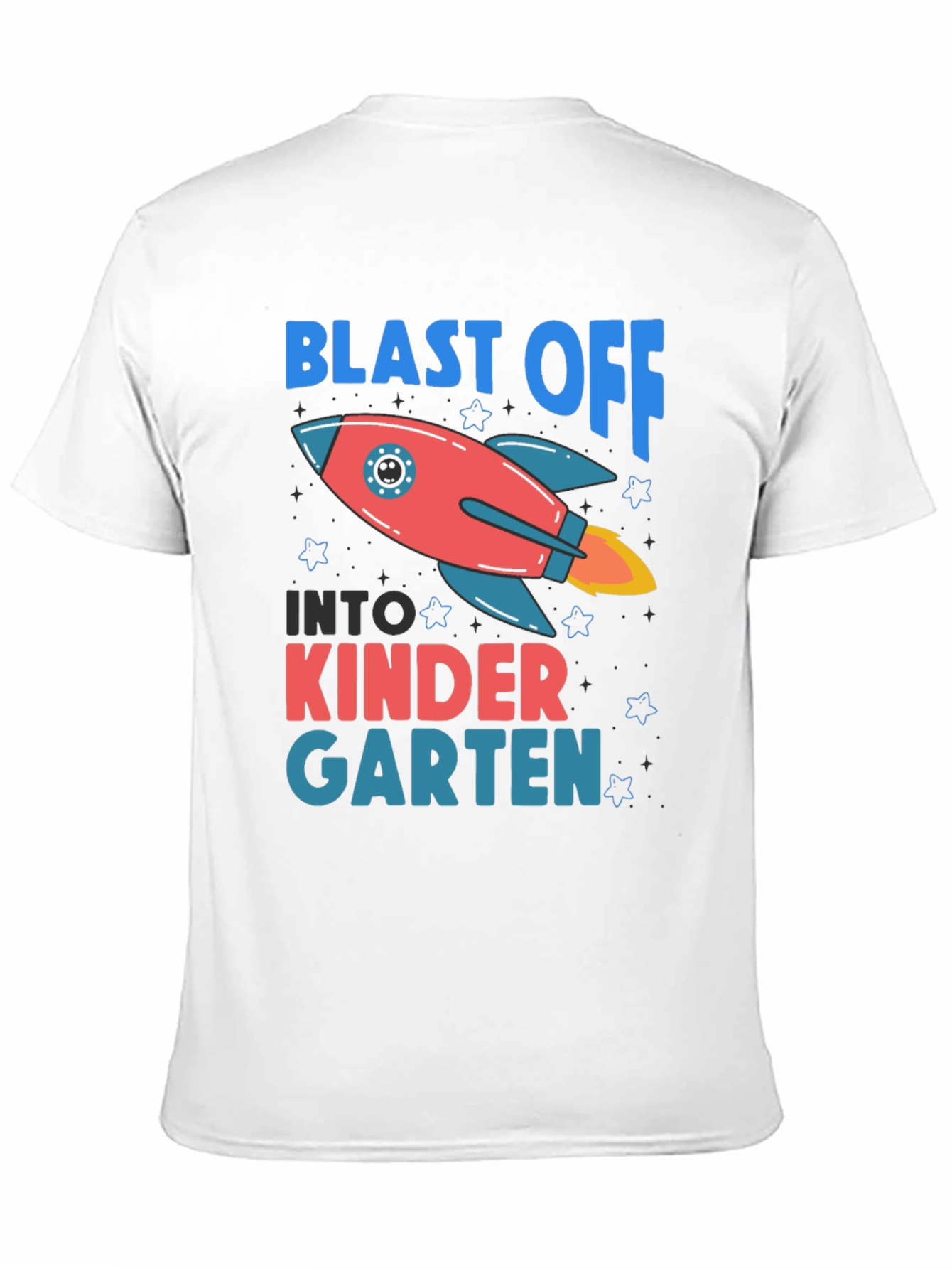 Black Blast Off to Kindergarten T-Shirt view 11