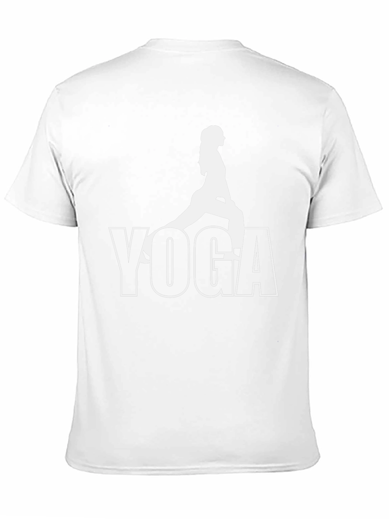 Black Yoga Pose Graphic Tee - Black Unisex T-Shirt view 11