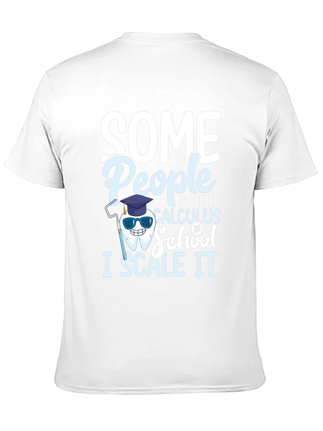 Black Dental Humor T-Shirt: Scale Calculus view 11