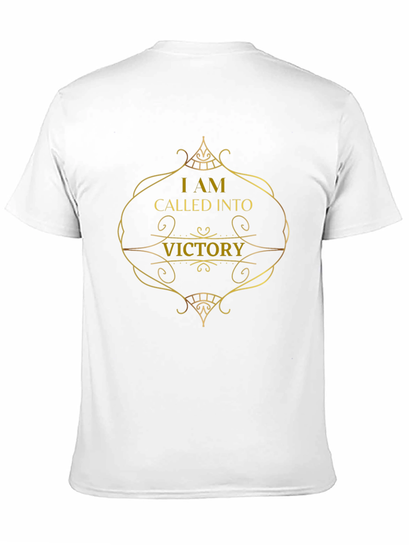 Black Victory Men's Black T-Shirt view 11